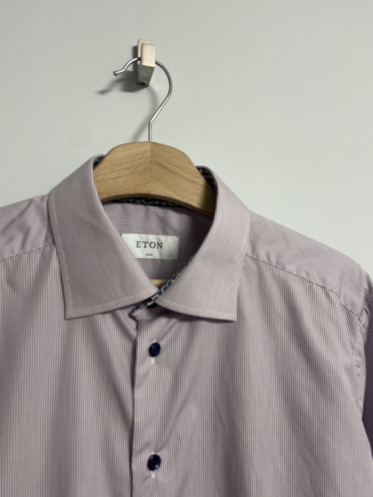Eton Eton Button Up Shirt Size US XL / EU 56 / 4 - 2 Thumbnail