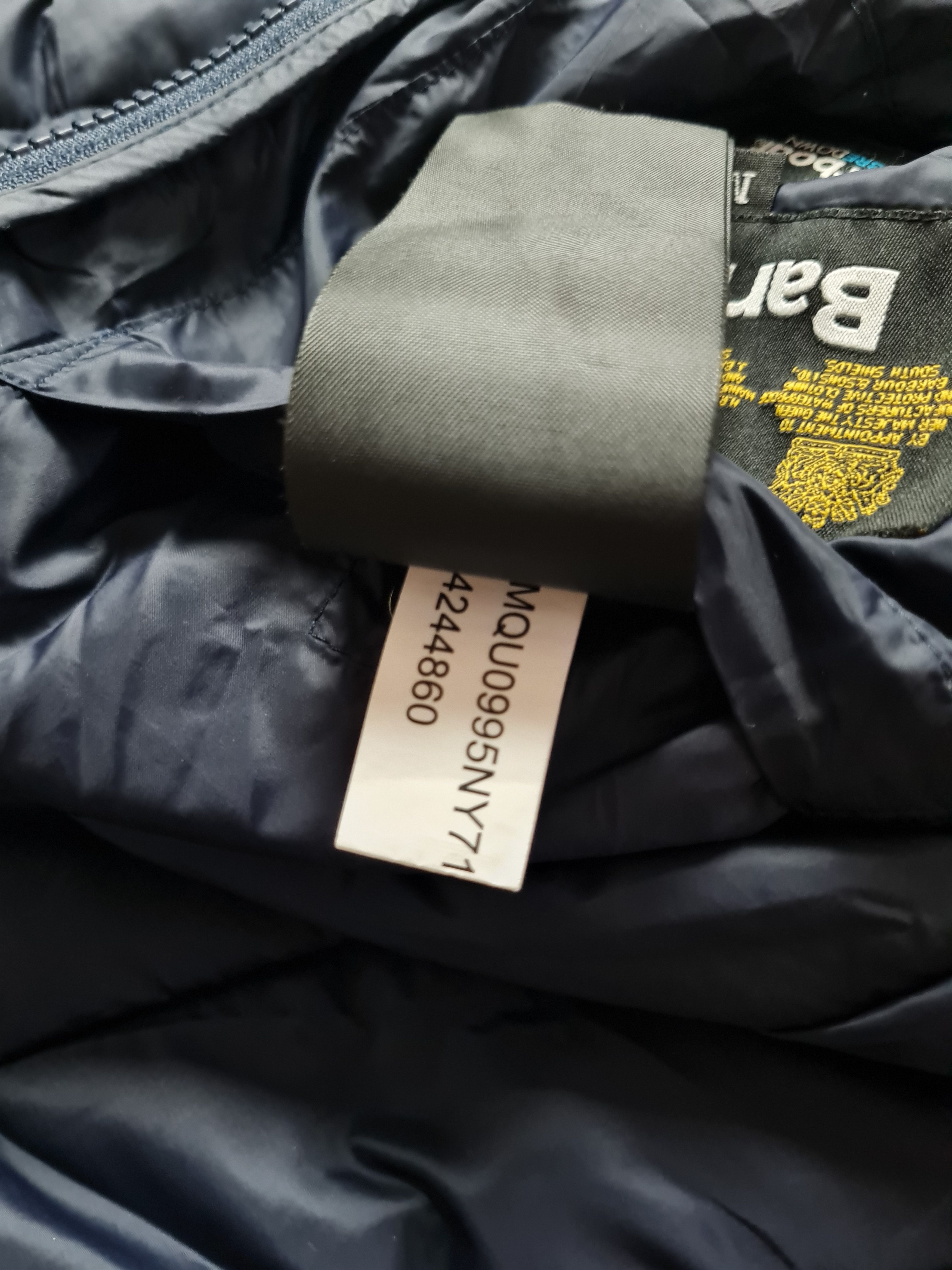 Barbour Jackets Navy Blue Barbour Full Zip Puffer Fibtre down Coat Size US M / EU 48-50 / 2 - 17 Thumbnail