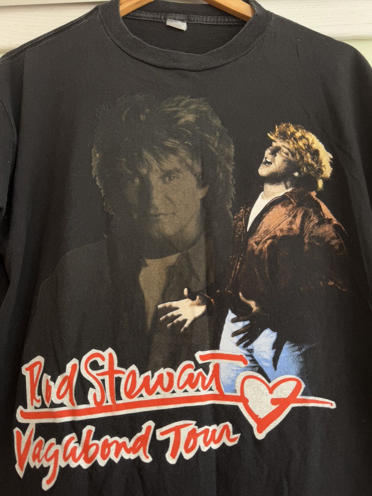 Band Tees × Vintage Vintage Rod Stewart 90’s Vagabond Tour T-shirt Rare Tee Size US M / EU 48-50 / 2 - 8 Thumbnail