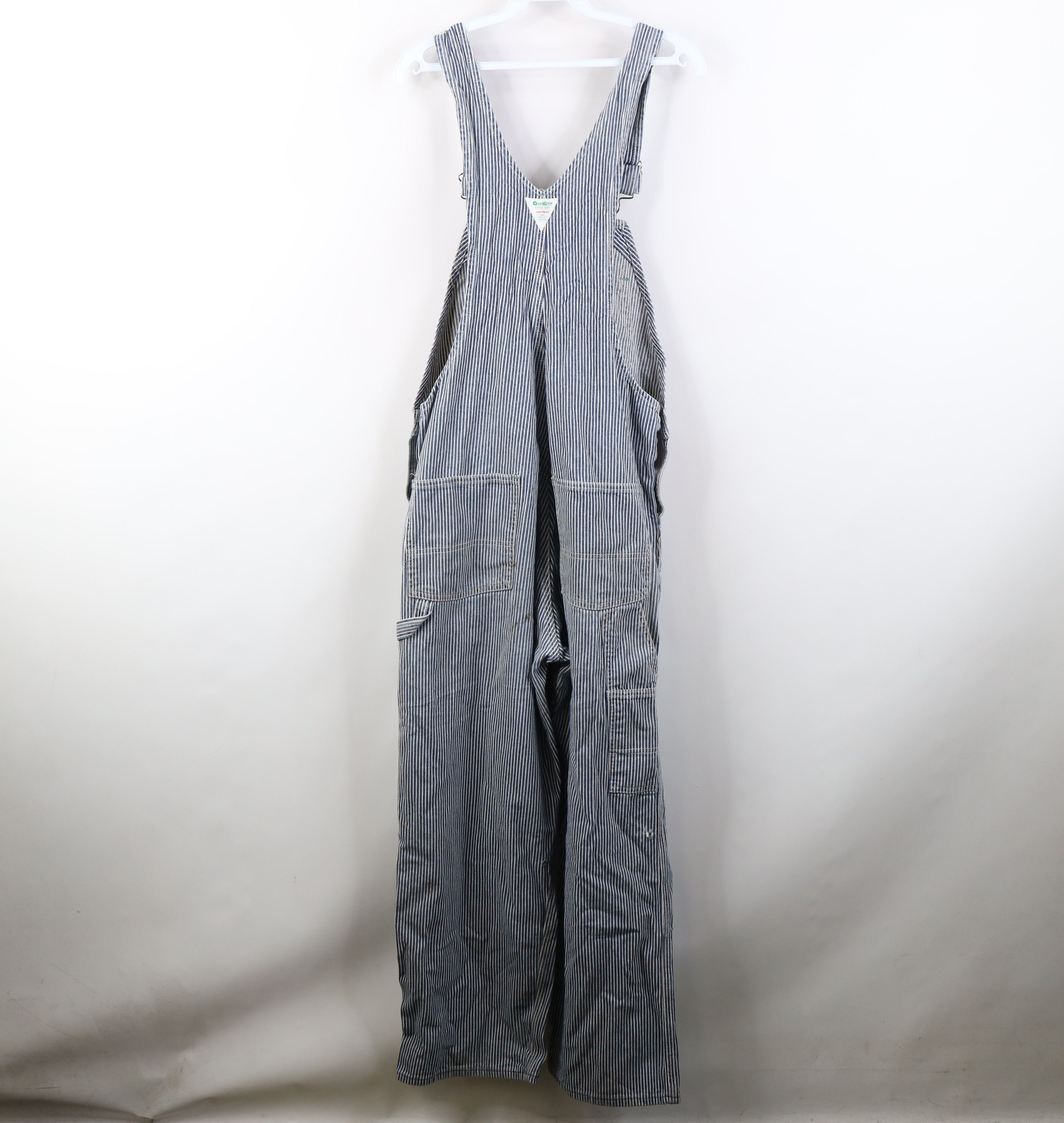 Oshkosh Vintage 70s OshKosh B'Gosh Hickory Striped Overalls Size US 36 / EU 52 - 14 Thumbnail