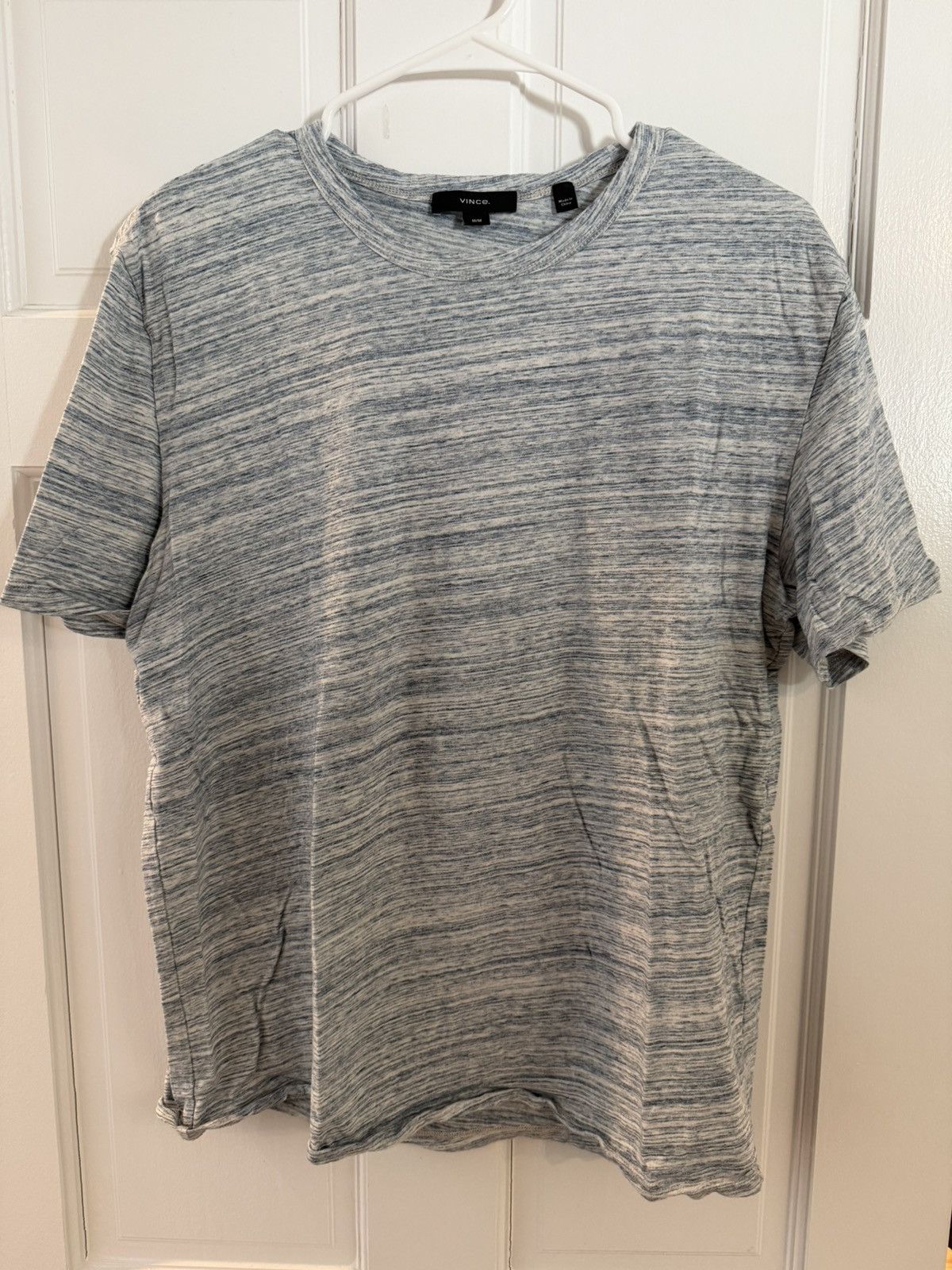 Vince Vince Blue and White pattern T shirt Size US M / EU 48-50 / 2 - 1 Thumbnail