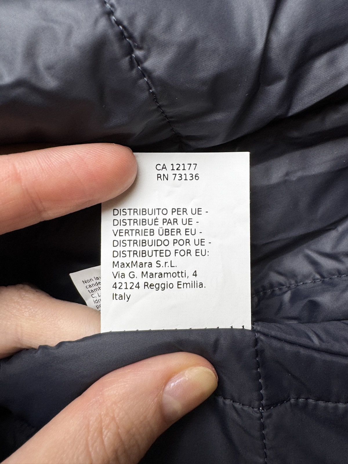 Max Mara MAX MARA LEISURE Midnight blue Piacere jacket Size M / US 6-8 / IT 42-44 - 13 Thumbnail