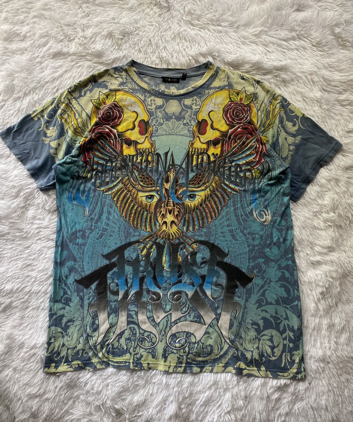 Christian Audigier Christian Audigier Fullprint Tee Size US M / EU 48-50 / 2 - 1 Thumbnail