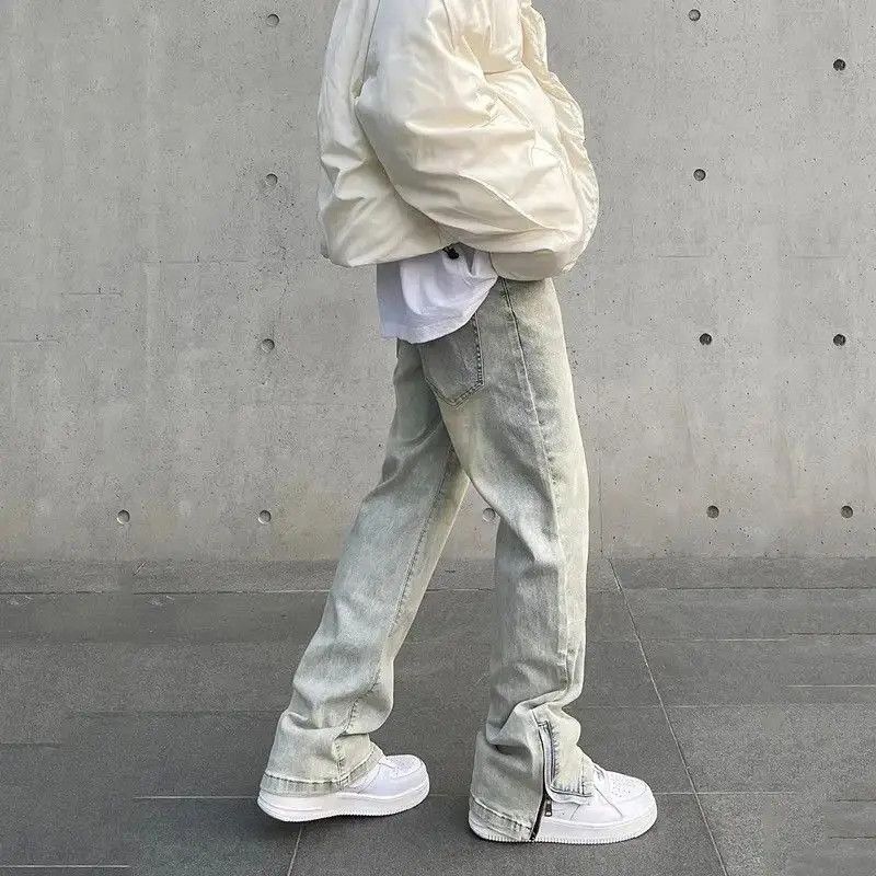 Japanese Brand Streetwear retro y2k jeans distressed plain trousers 90’s Size US 30 / EU 46 - 3 Thumbnail
