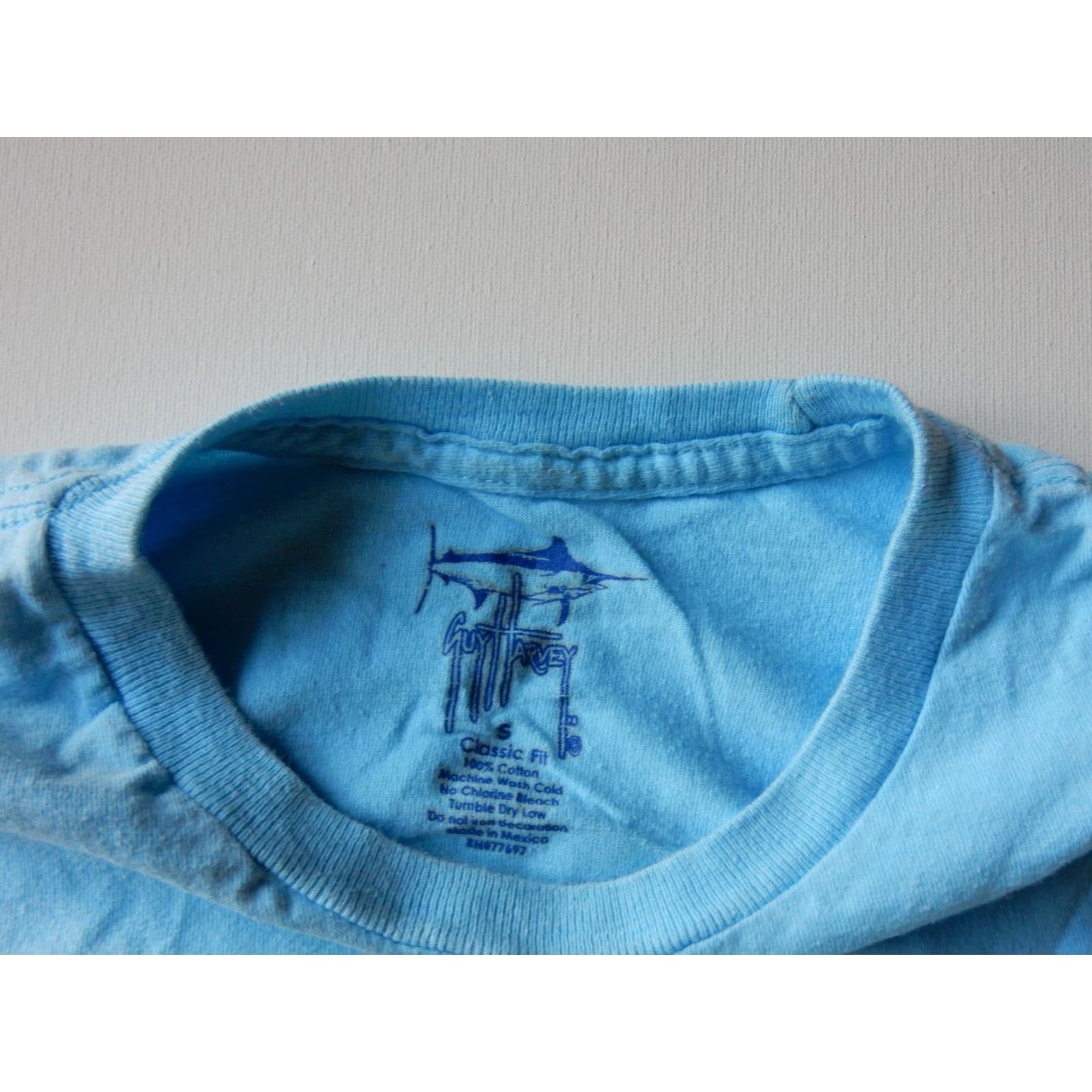 Guy Harvey Guy Harvey Men's Short Sleeve T Shirt Blue Small Size US S / EU 44-46 / 1 - 3 Thumbnail