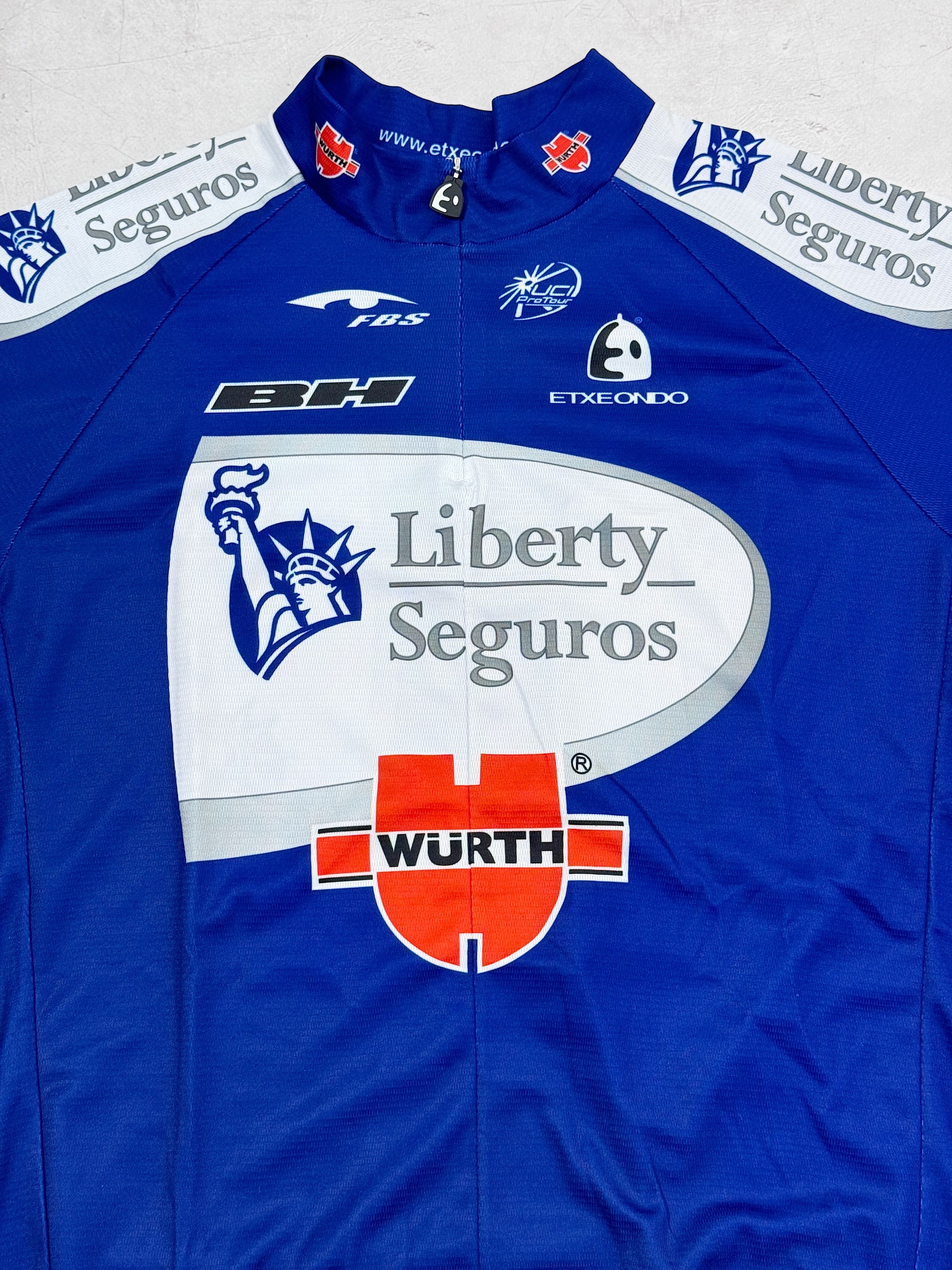 Vintage 2006 Etxeondo Cycling Jersey Liberty Seguros Wurth Uci Size US L / EU 52-54 / 3 - 3 Thumbnail