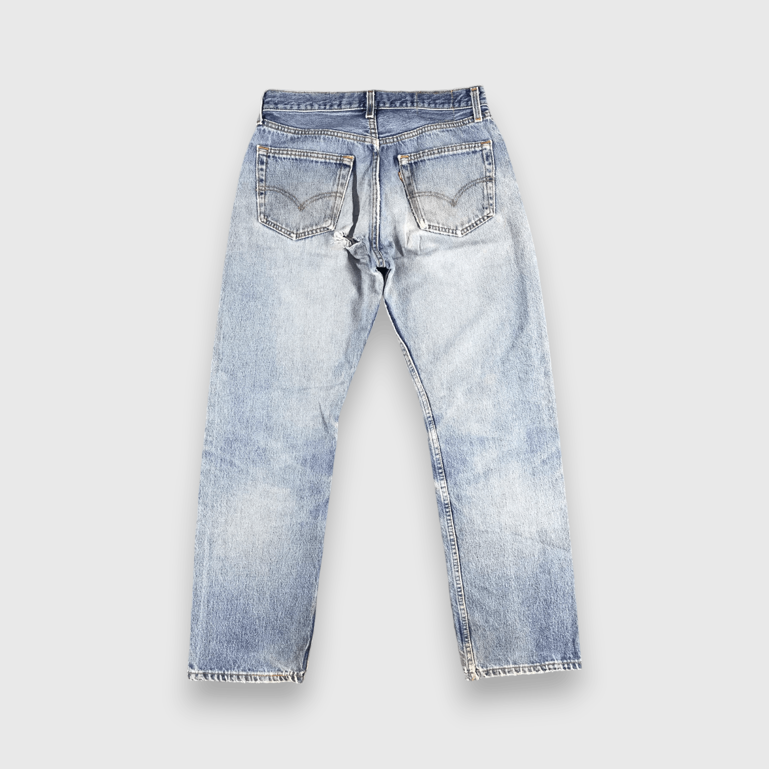 Levi's 90s Vintage Light Wash Levis 501 Jeans-J2194 Size US 31 - 2 Thumbnail