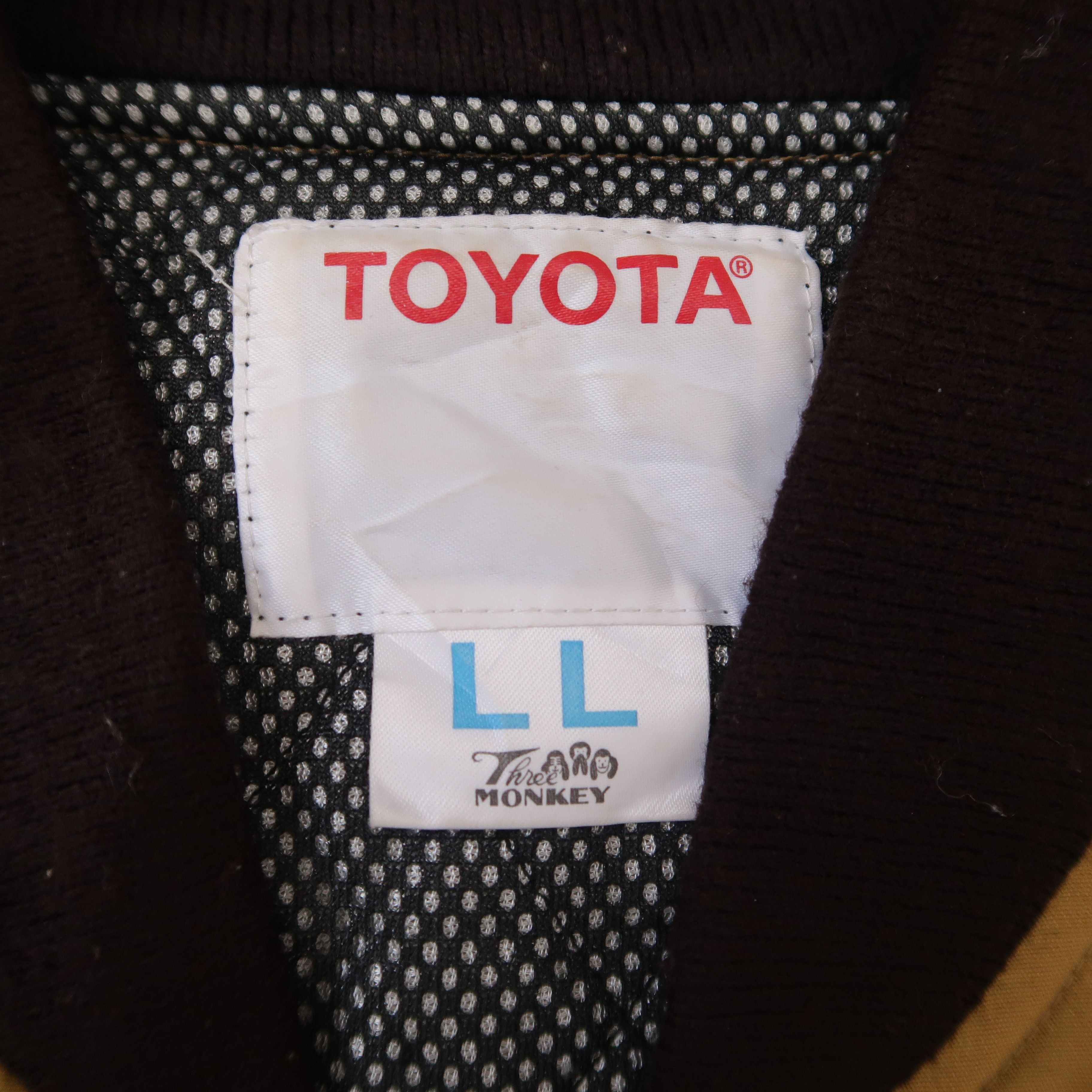 Japanese Brand Vintage 90s Toyota TRD Techno Bomber Jacket Big Logo Size US L / EU 52-54 / 3 - 4 Thumbnail