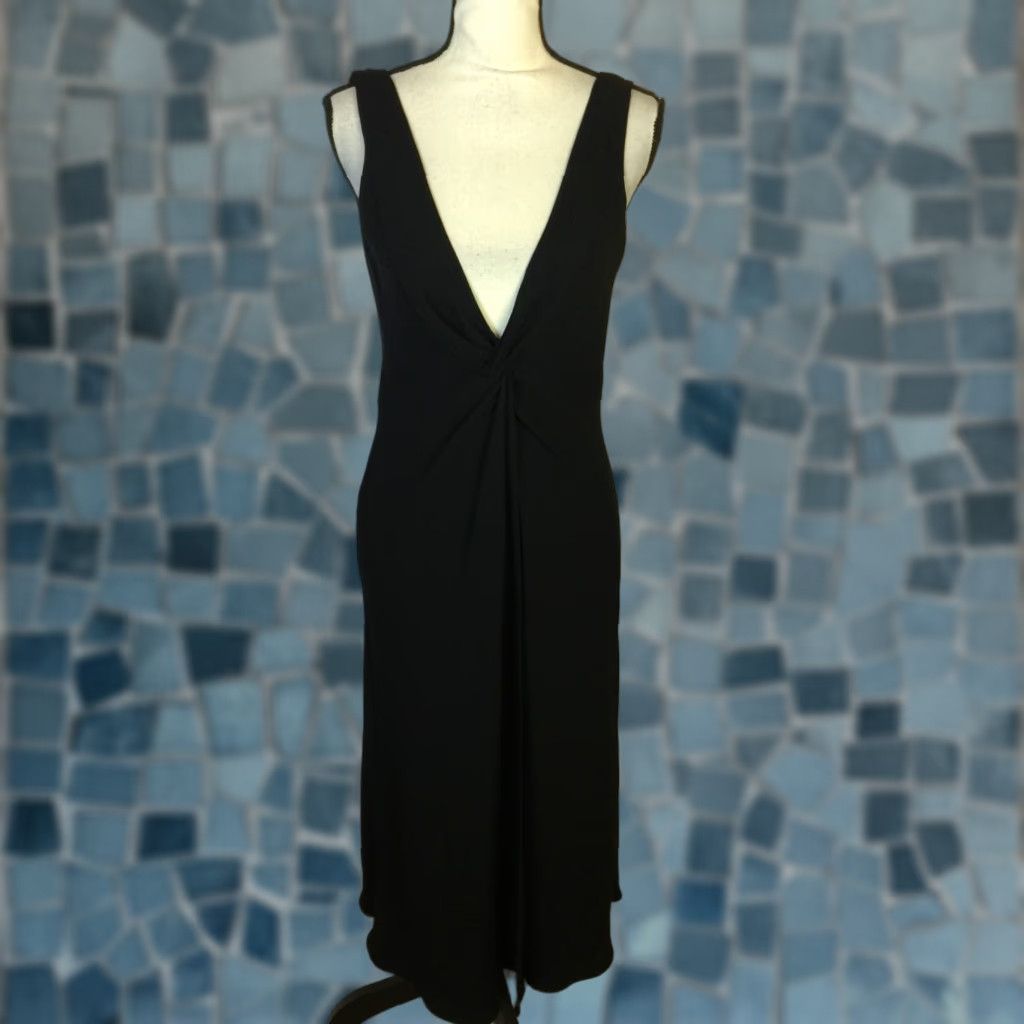 strapless open back dress Mila Jacquard Plunge Midi Dress