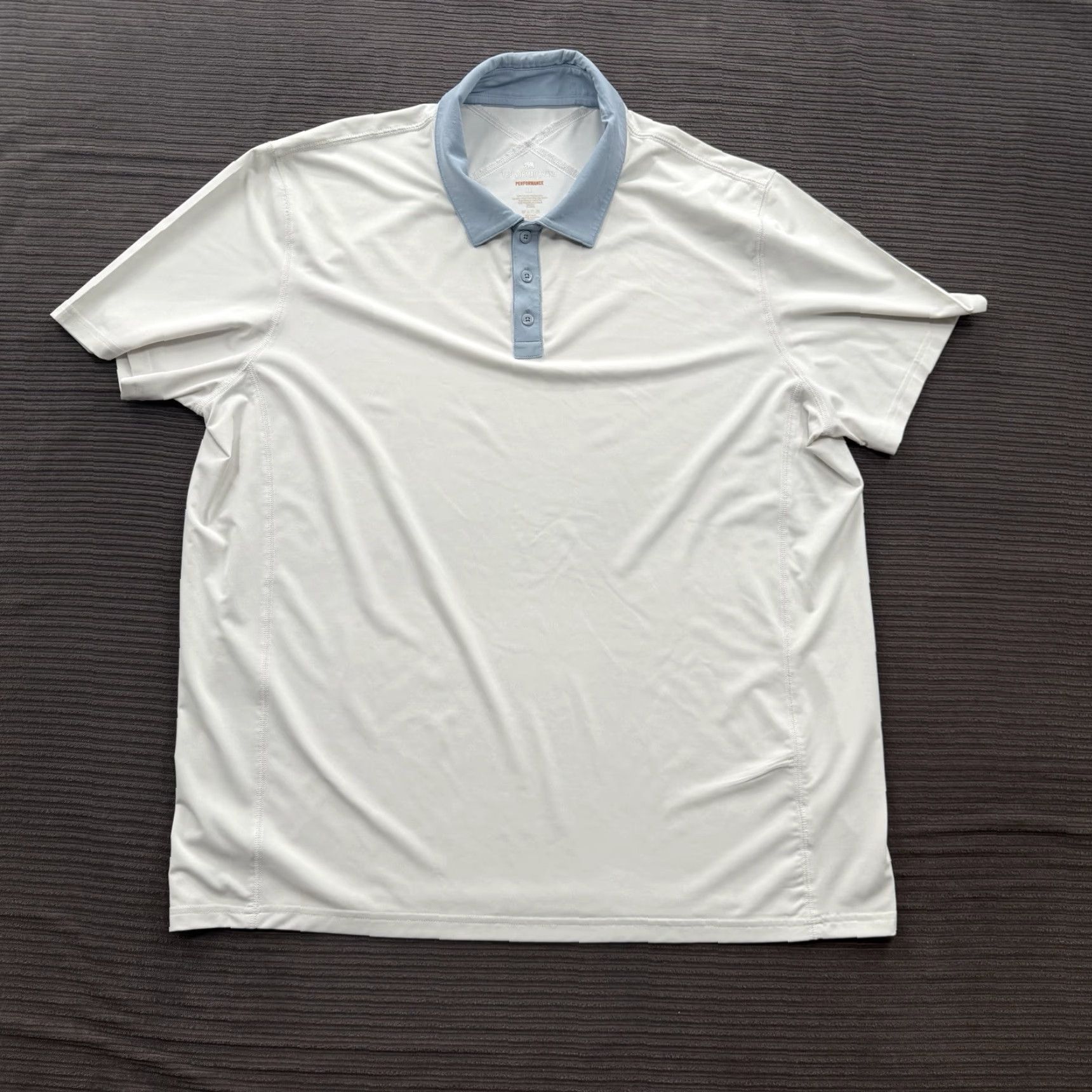 Vintage VINTAGE The Normal Brand Polo Shirt Men 2XL White Polyester Golf Shirt Size US XXL / EU 58 / 5 - 2 Thumbnail