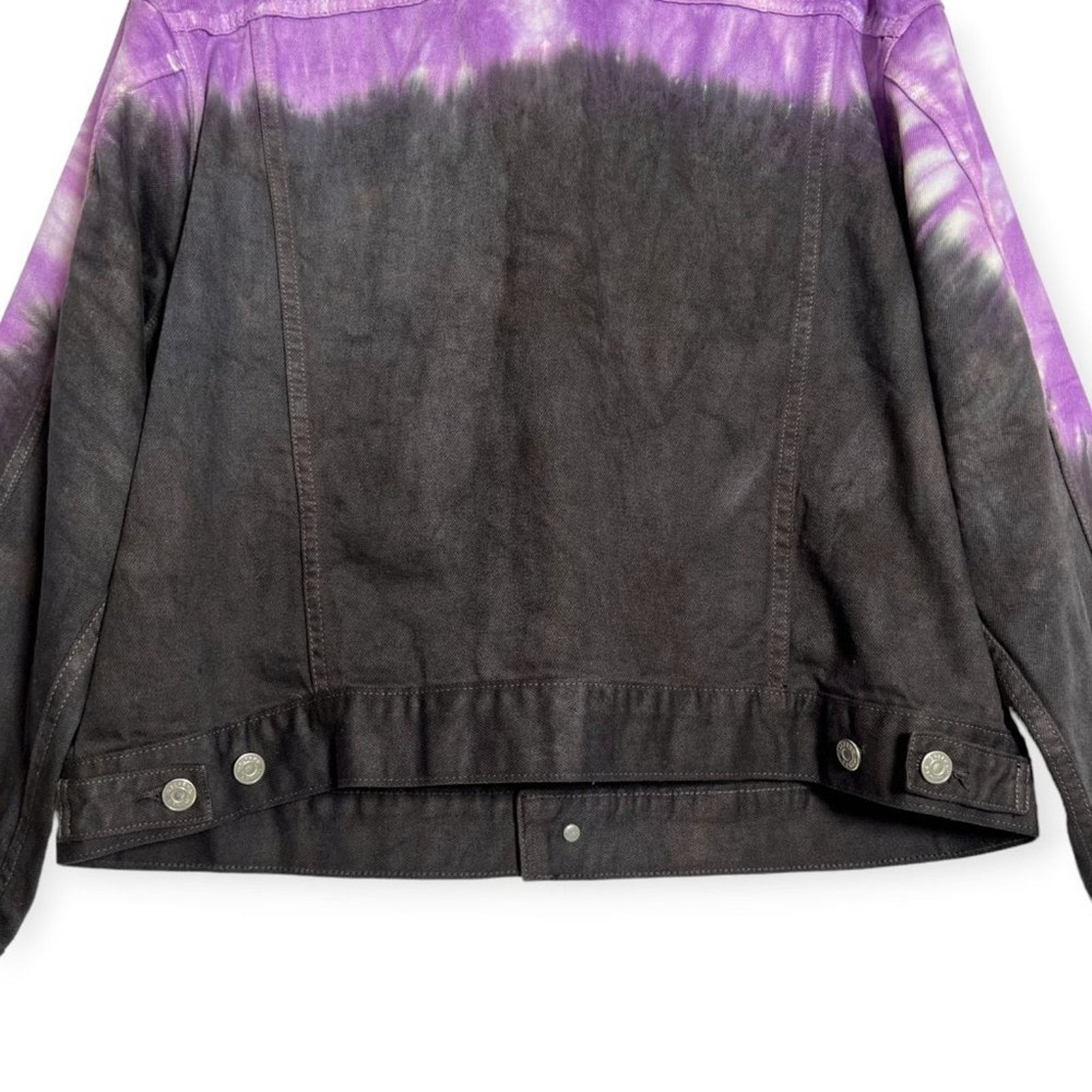 GRLFRND GRLFRND Kim Purple Tie Dye Denim Jean Jacket Size L Size L / US 10 / IT 46 - 11 Thumbnail