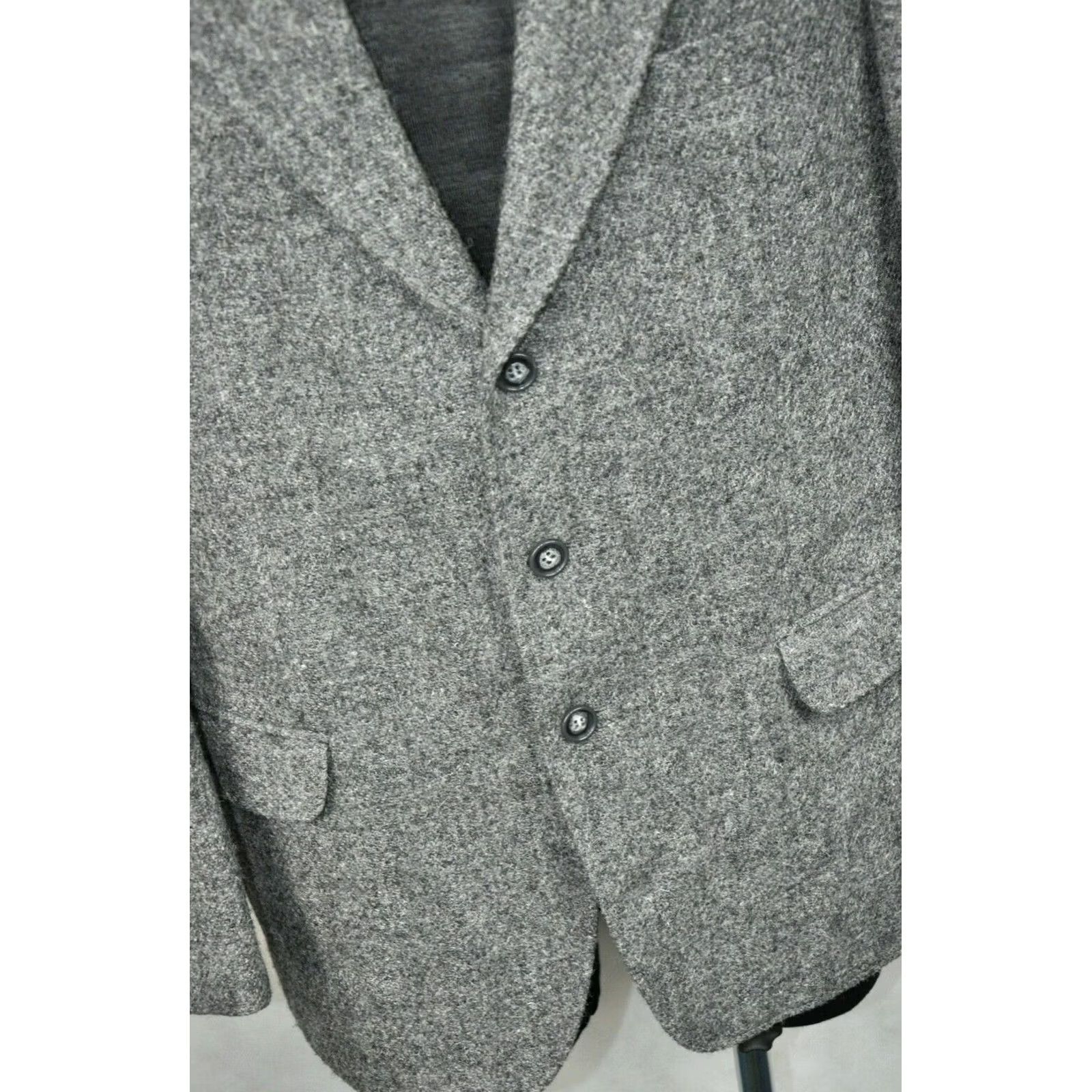 Harris Tweed VINTAGE Harris Tweed Baumler Wool Blazer Jacket Gray Size EU 50 Men Size 50R - 6 Thumbnail