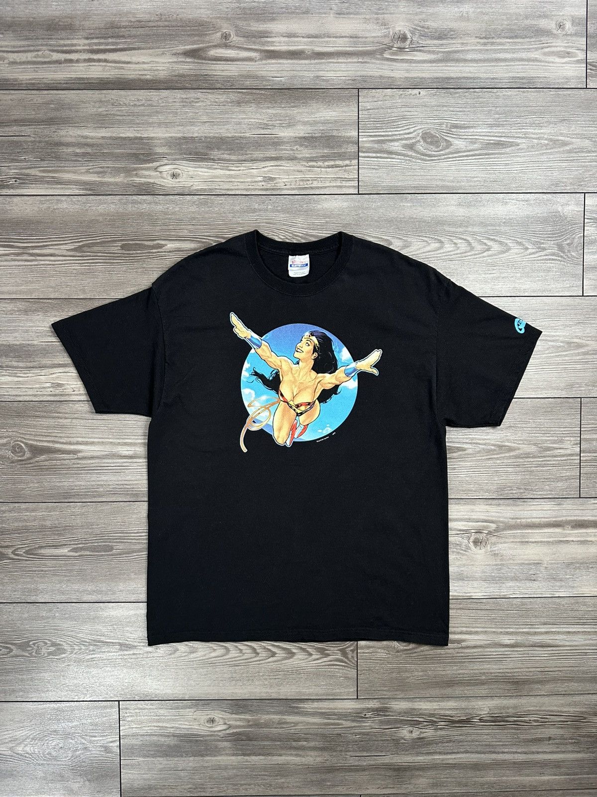 DC Comics × Vintage Y2K Wonder Woman DC Comics T Shirt Size US XL / EU 56 / 4 - 1 Thumbnail
