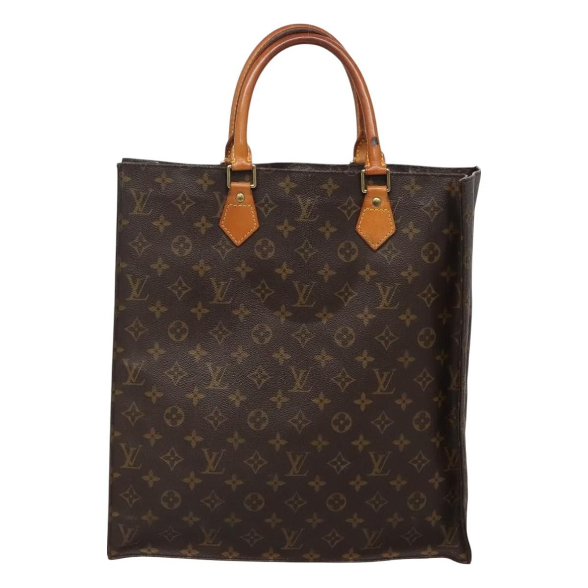 Louis Vuitton LOUIS VUITTON Monogram Sac Plat Hand Bag M51140 Size ONE SIZE - 13 Thumbnail