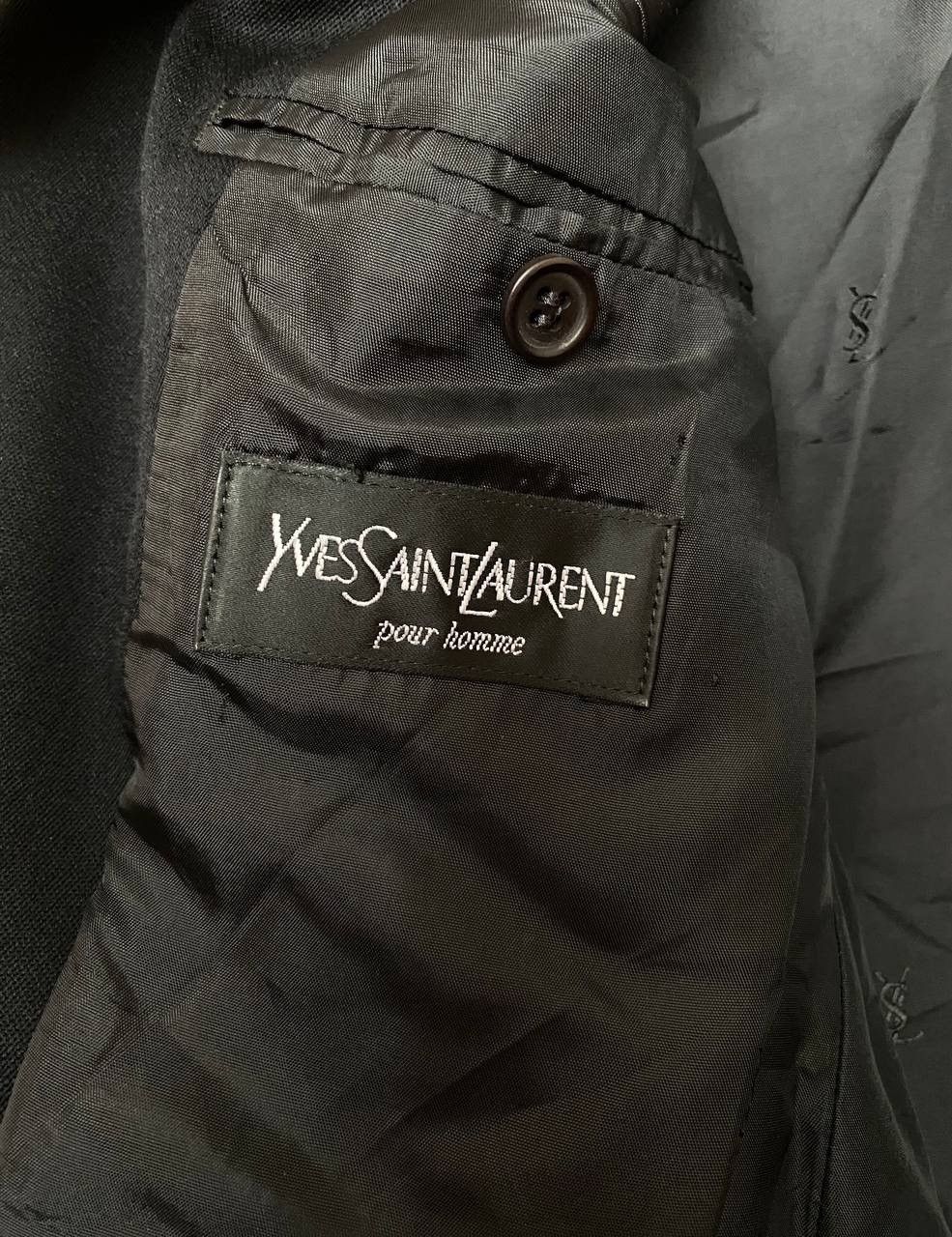 Yves Saint Laurent Vintage Yves Saint Laurent Single Breasted Blazer Jacket YSL Size 48R - 8 Thumbnail