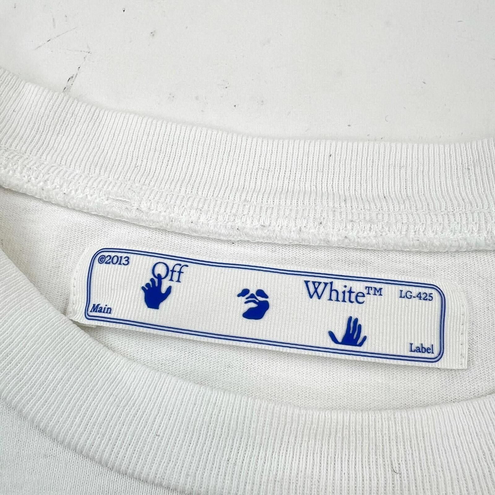 Off-White Off-White Caravaggio Painting White T Shirt Size US S / EU 44-46 / 1 - 7 Thumbnail