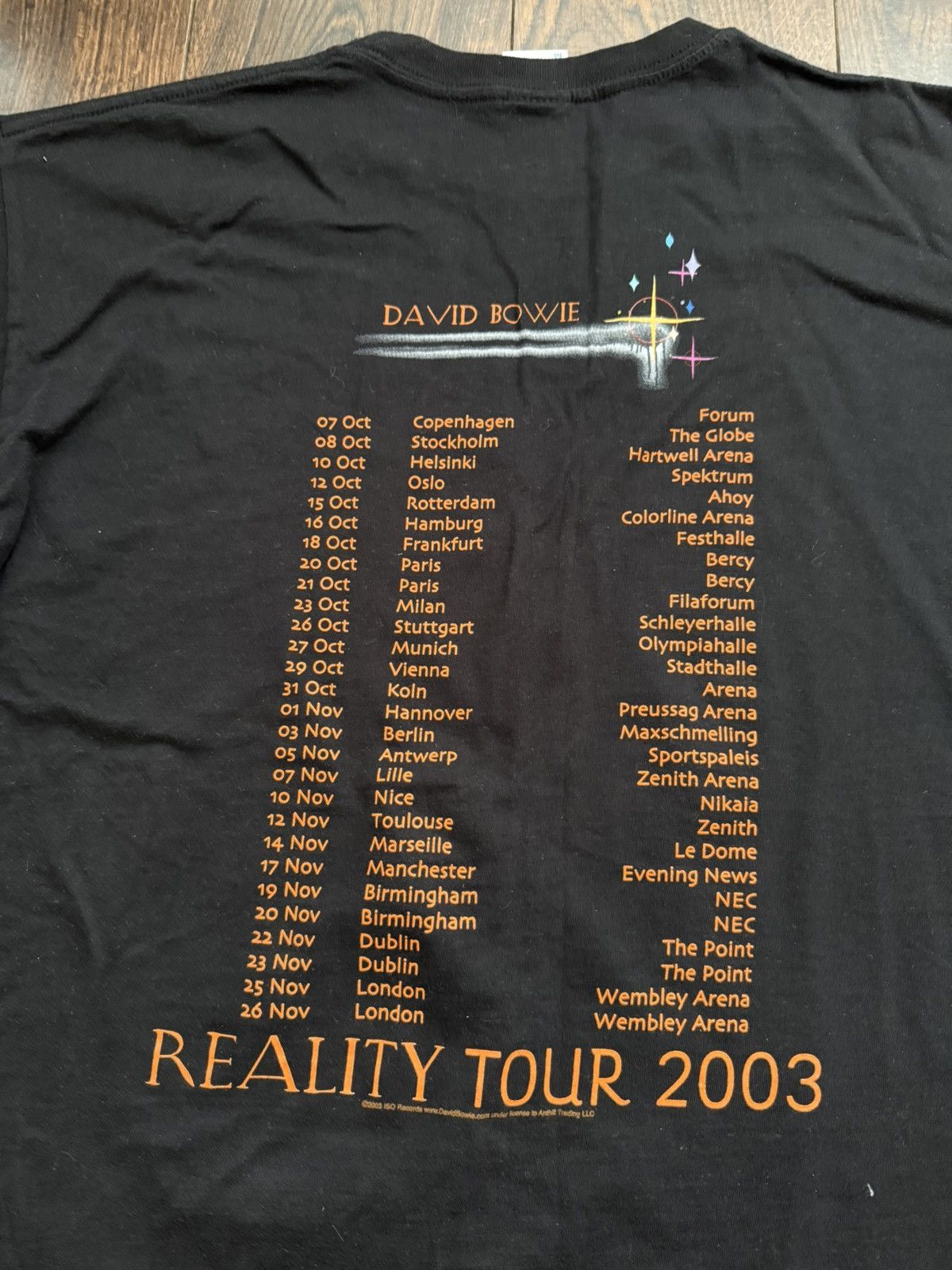 Band Tees 2003 Vintage David Bowie T Shirt Vintage Band Tees Size US M / EU 48-50 / 2 - 6 Thumbnail