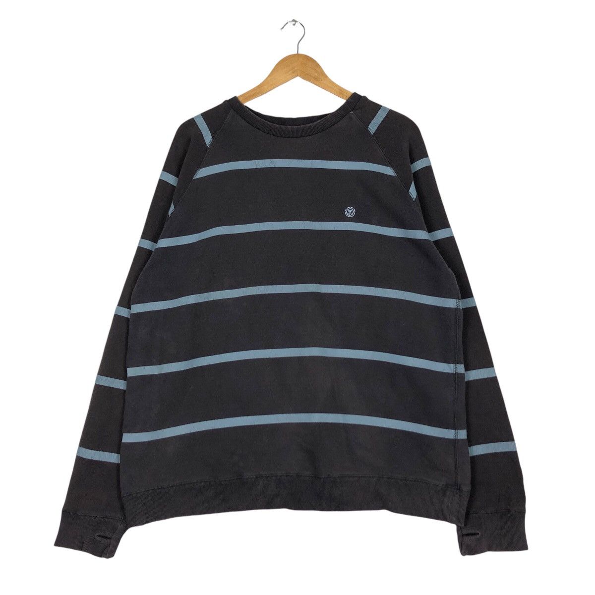 Element Element Brand Striped Sweatshirt Rare Medium Size US M / EU 48-50 / 2 - 1 Thumbnail