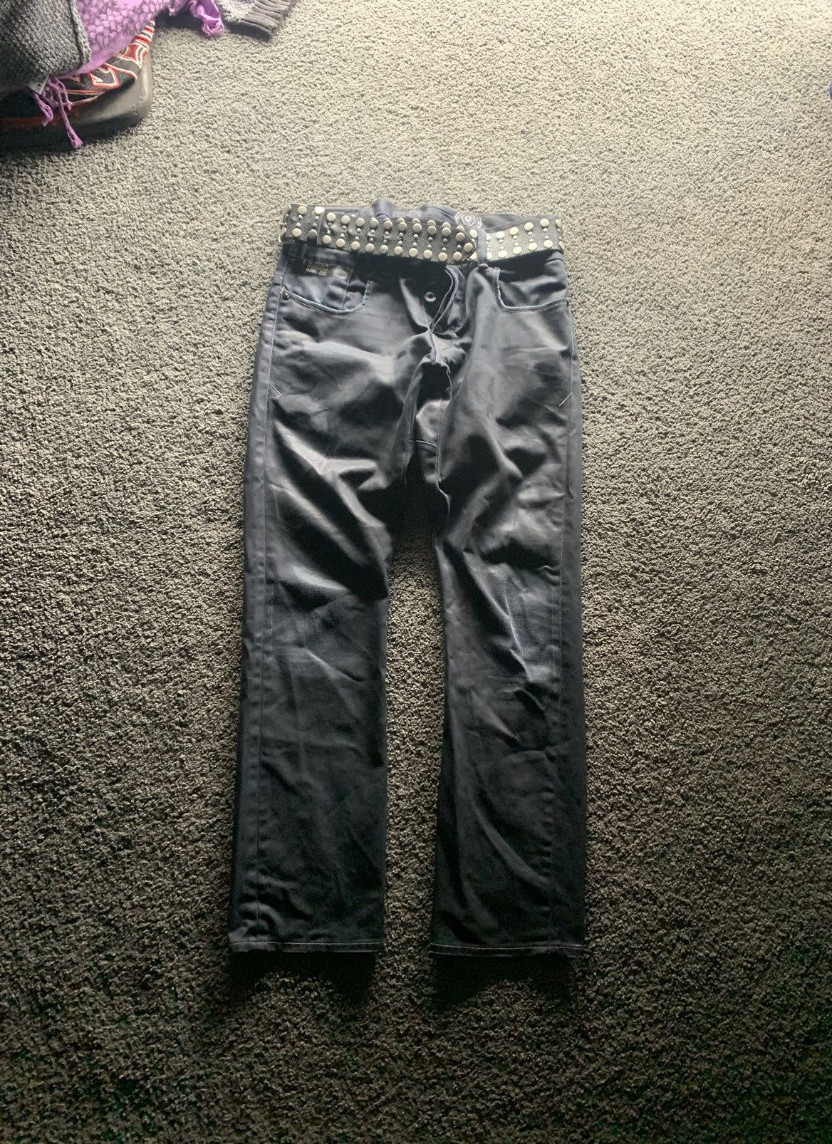 image of G Star Raw Alt Skinniest Jeans in Black Wax, Men's (Size 32)