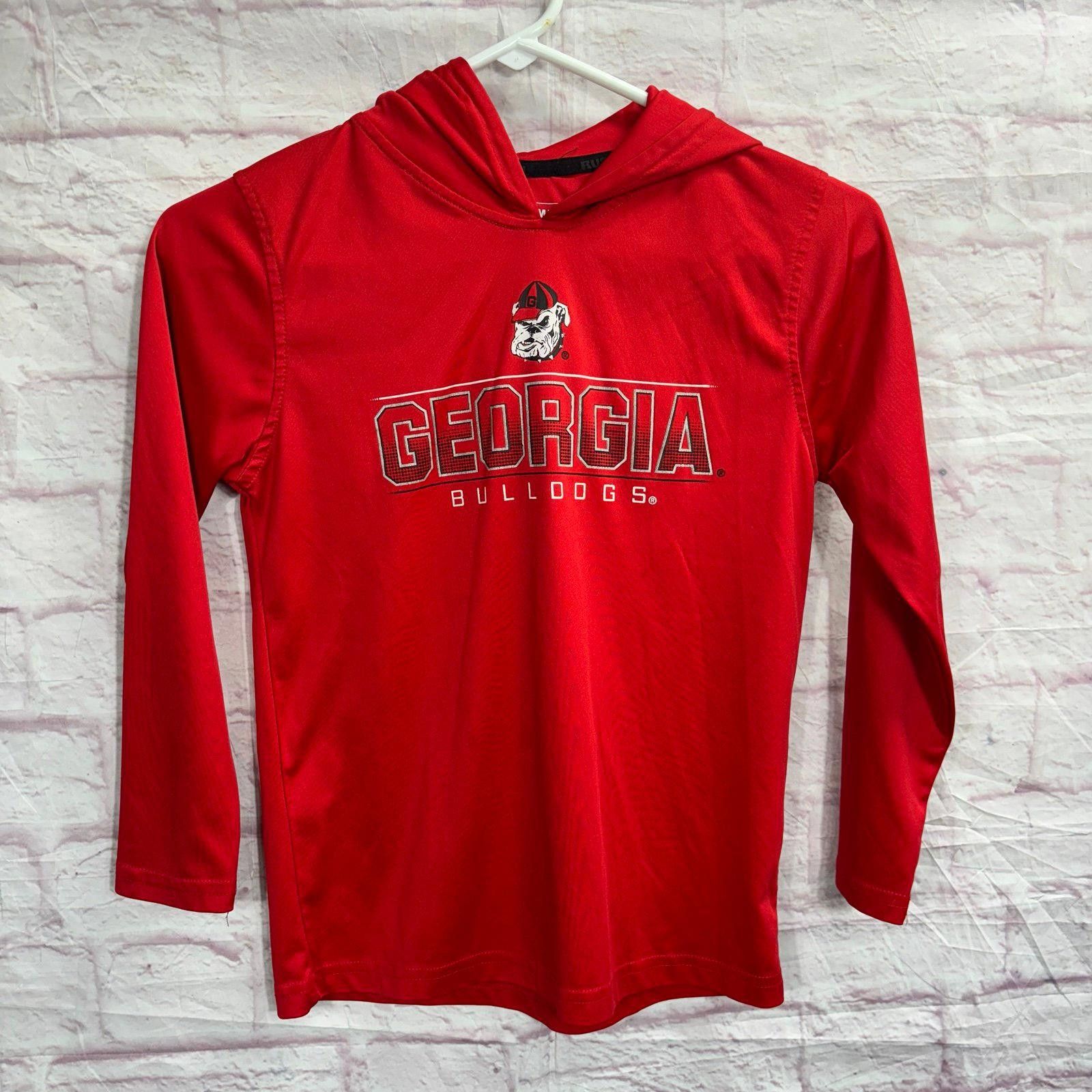 Russell Athletic Russell Georgia Bulldogs Red Hoodie Size 8 Kids Size US M / EU 48-50 / 2 - 1 Thumbnail