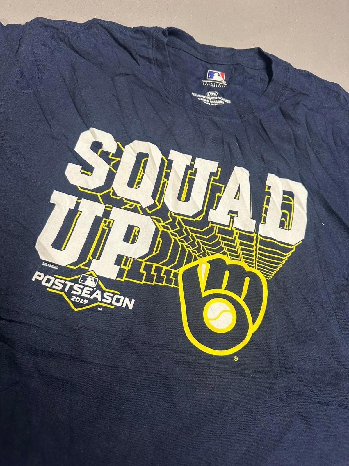 MLB MLB 2019 Postseason Squad Up T-Shirt - Navy Blue Size US L / EU 52-54 / 3 - 2 Thumbnail