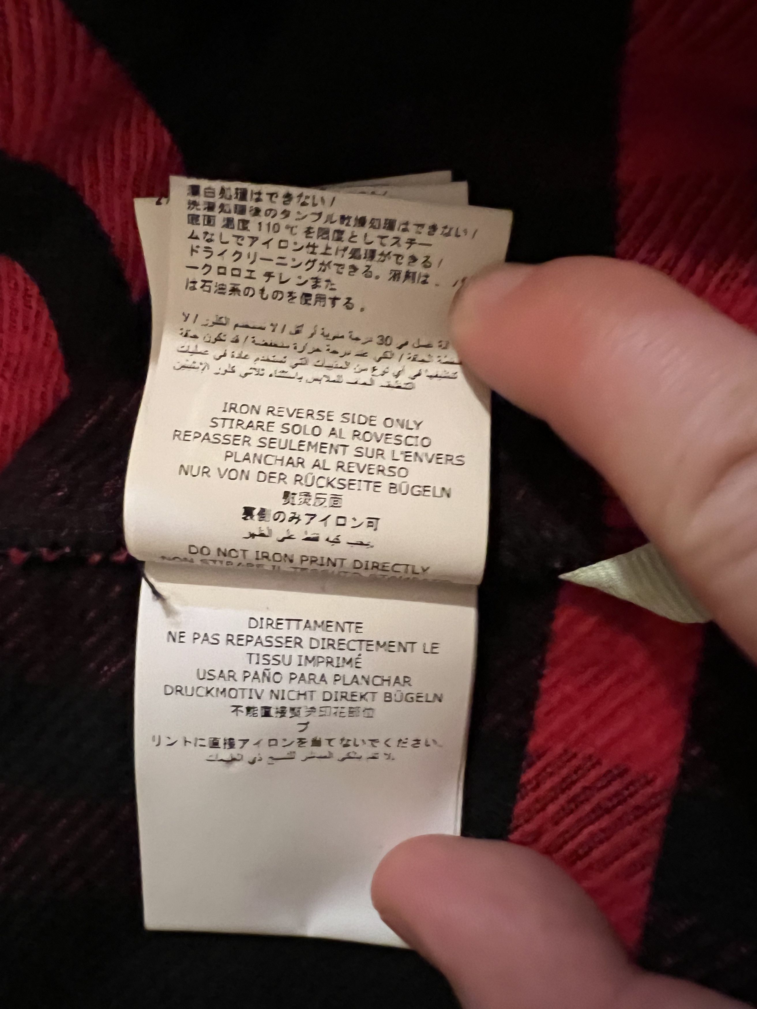 Off-White Off-White Red Flannel Shirt "99" Size US S / EU 44-46 / 1 - 12 Thumbnail