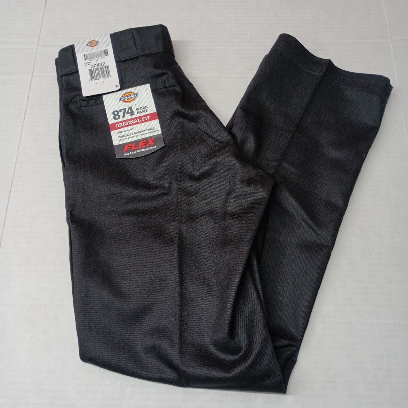 Dickies Dickies 874 Work Pants Men's 30x32 Black Original Fit Flex Size US 30 / EU 46 - 1 Thumbnail