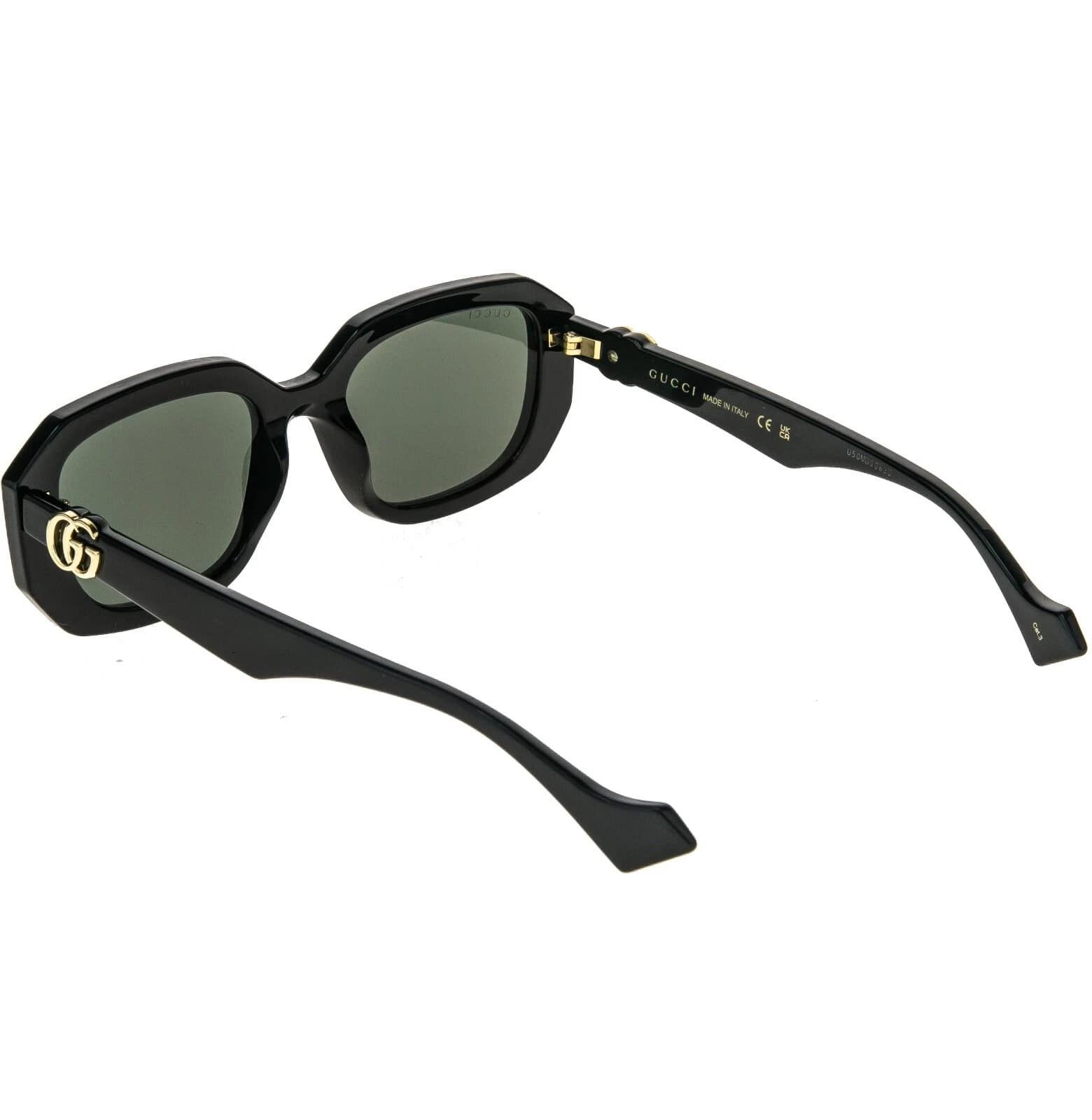 Gucci GUCCI Black 1535 Geometric Gold Gg1535S Sunglasses 001 Size ONE SIZE - 5 Thumbnail