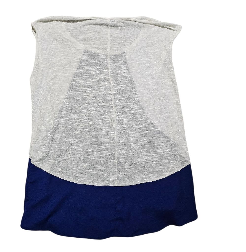 Other Y2K Peter Nygard Colorblock Tank Cobalt Royal Blue White Sm Size S / US 4 / IT 40 - 2 Thumbnail