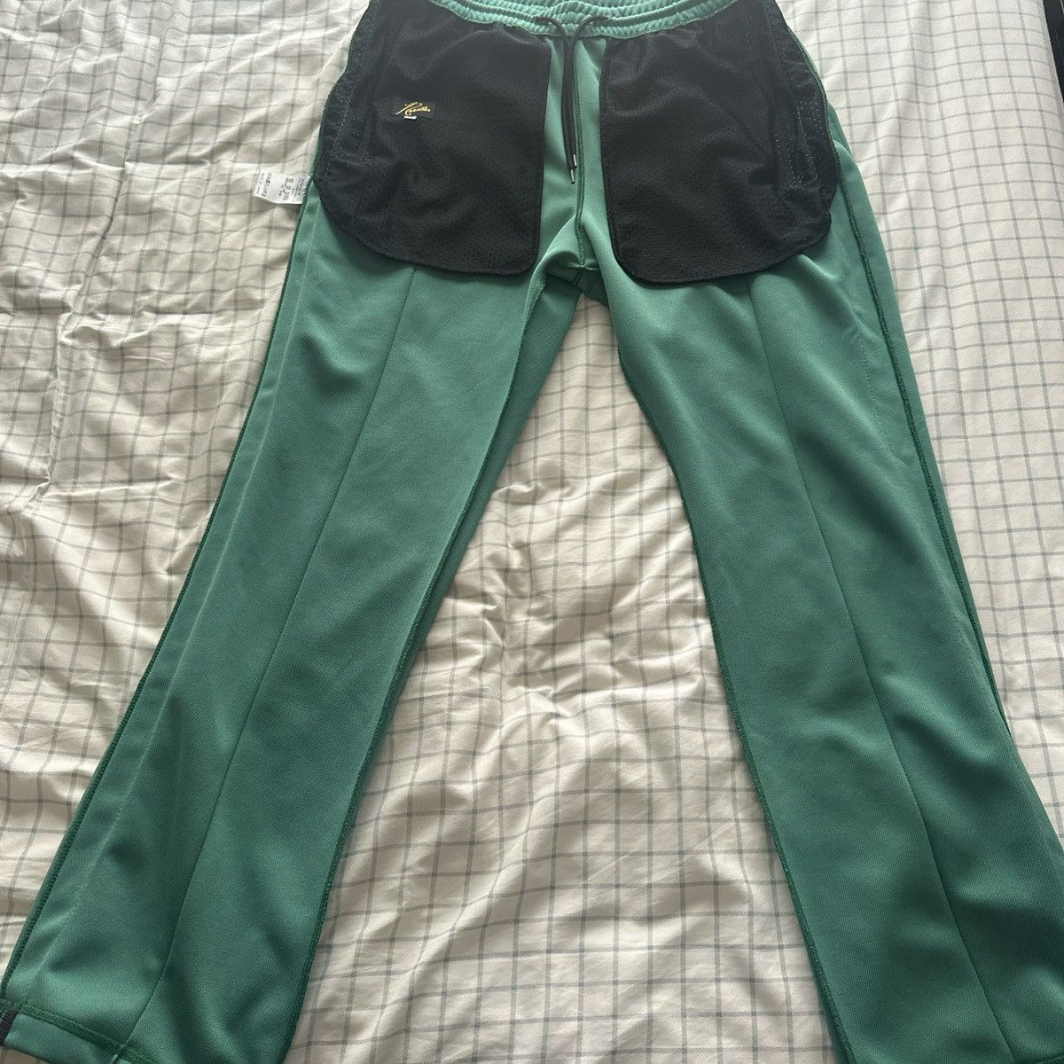 Needles Needles Green Narrow Sweatpants Size US 32 / EU 48 - 1 Thumbnail