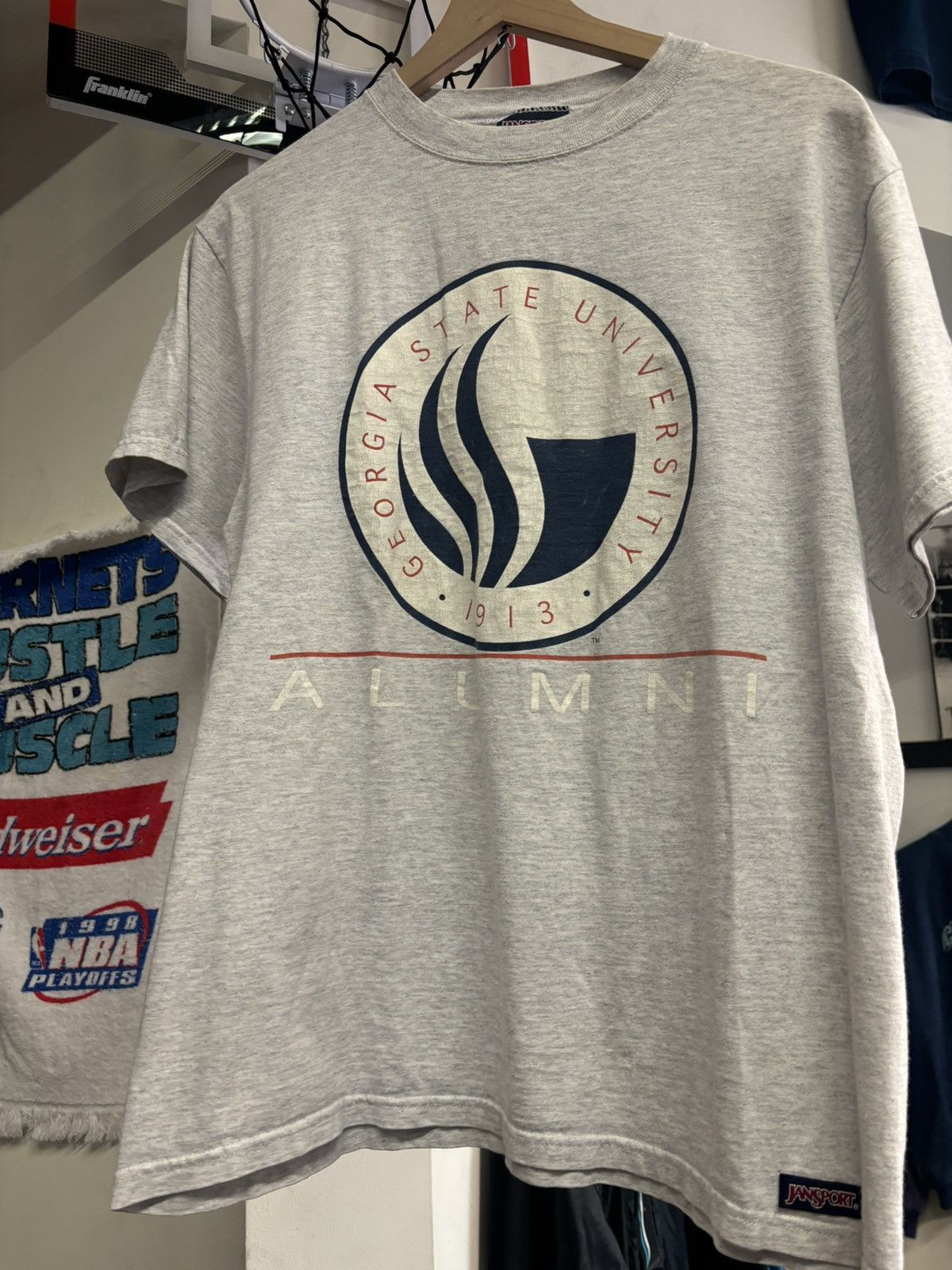 Jansport Vintage Grey Georgia State University Shirt Size US M / EU 48-50 / 2 - 1 Preview