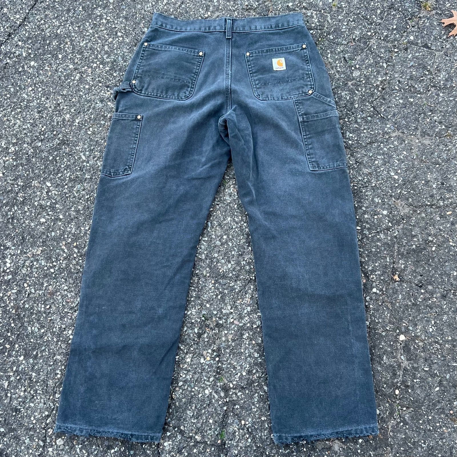 Carhartt × Vintage Vintage carhartt black double knee work wear carpenter pants Size US 29 - 6 Thumbnail