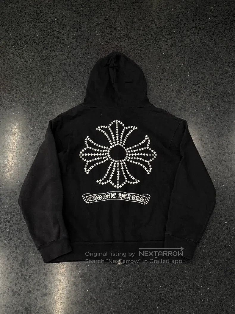 Chrome Hearts CHROME HEARTS Size M Oversized cross print hoodie Size US M / EU 48-50 / 2 - 2 Thumbnail