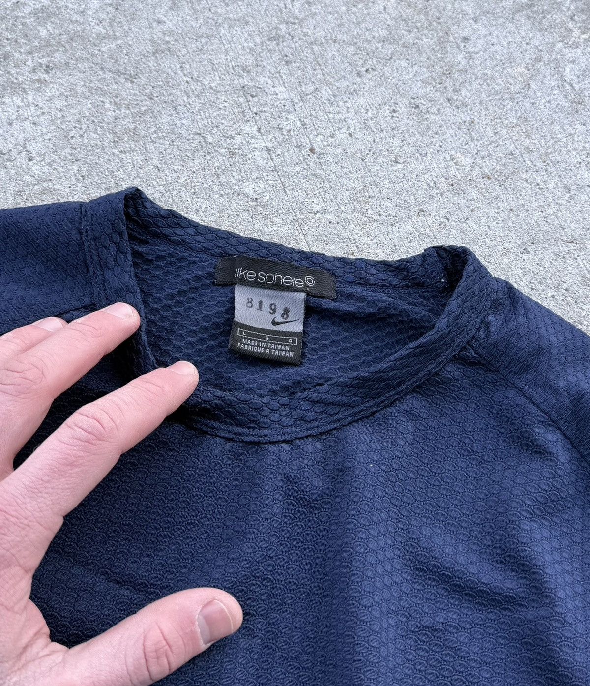 Nike × Vintage Vintage Nike 90s streetwear y2k track t-shirt Size US L / EU 52-54 / 3 - 8 Thumbnail