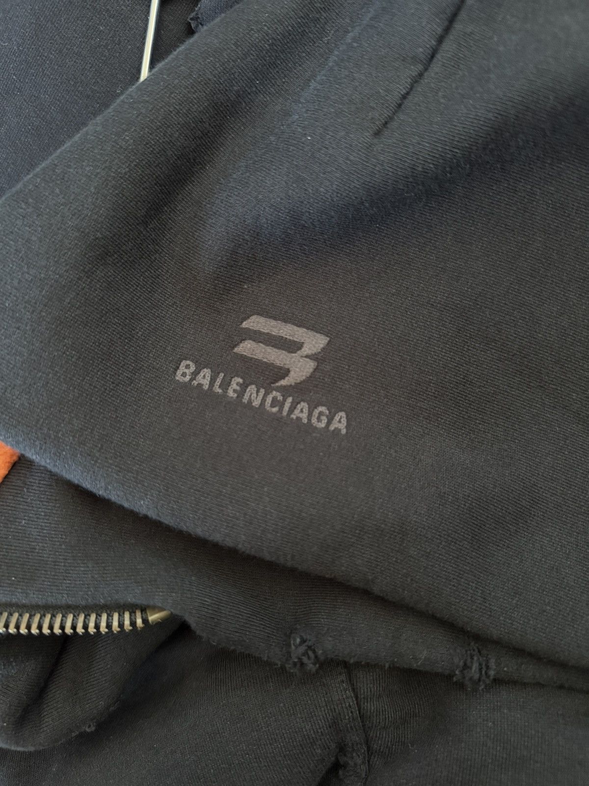 Balenciaga BALENCIAGA AW22 SPORTY B BOMBER HOODIE JACKET Size US XS / EU 42 / 0 - 8 Thumbnail