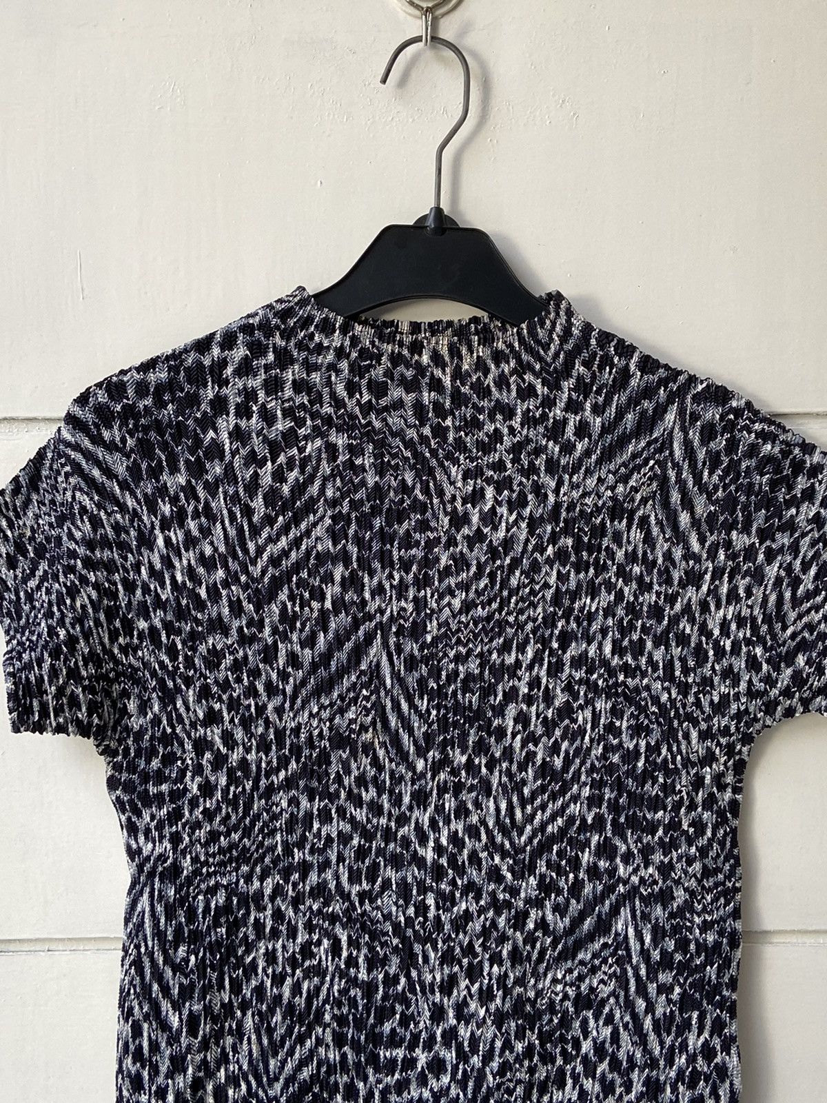 Designer × Japanese Brand VINVERT Black Pleats T-Shirt Size XXS / US 00 / IT 34 - 9 Thumbnail