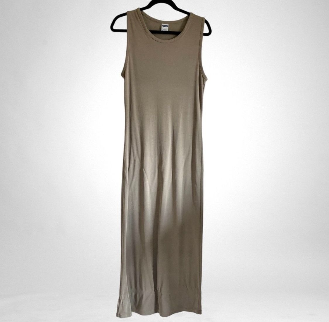 Old Navy LIGHT OLIVE SLEEVELESS SCOOP NECK MAXI DRESS Size L / US 10 / IT 46 - 1 Thumbnail