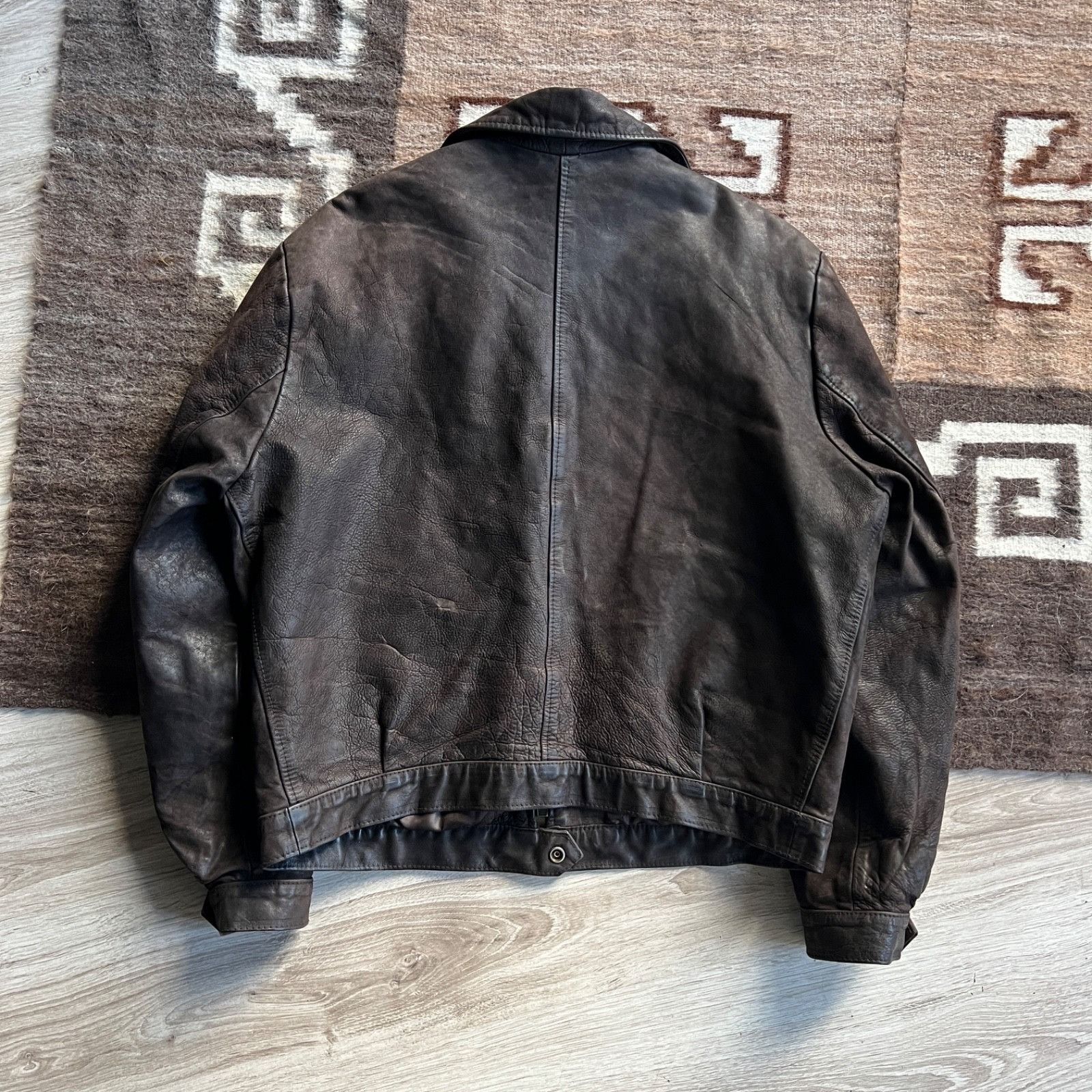 Genuine Leather Vintage Leather 1957 Firenze Jacket 9772AC Size US L / EU 52-54 / 3 - 9 Thumbnail