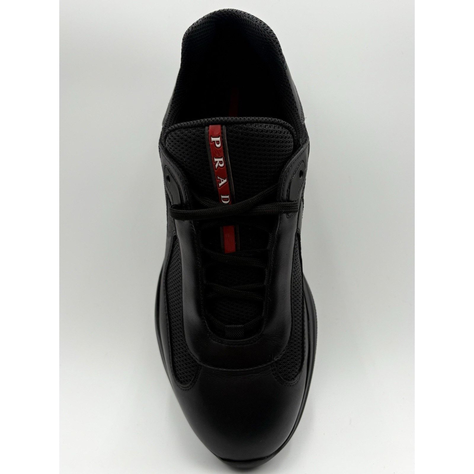 Prada Prada Americas Cup ' Black Leather ' | ONLY WORN 1x Size US 8 / EU 41 - 5 Thumbnail