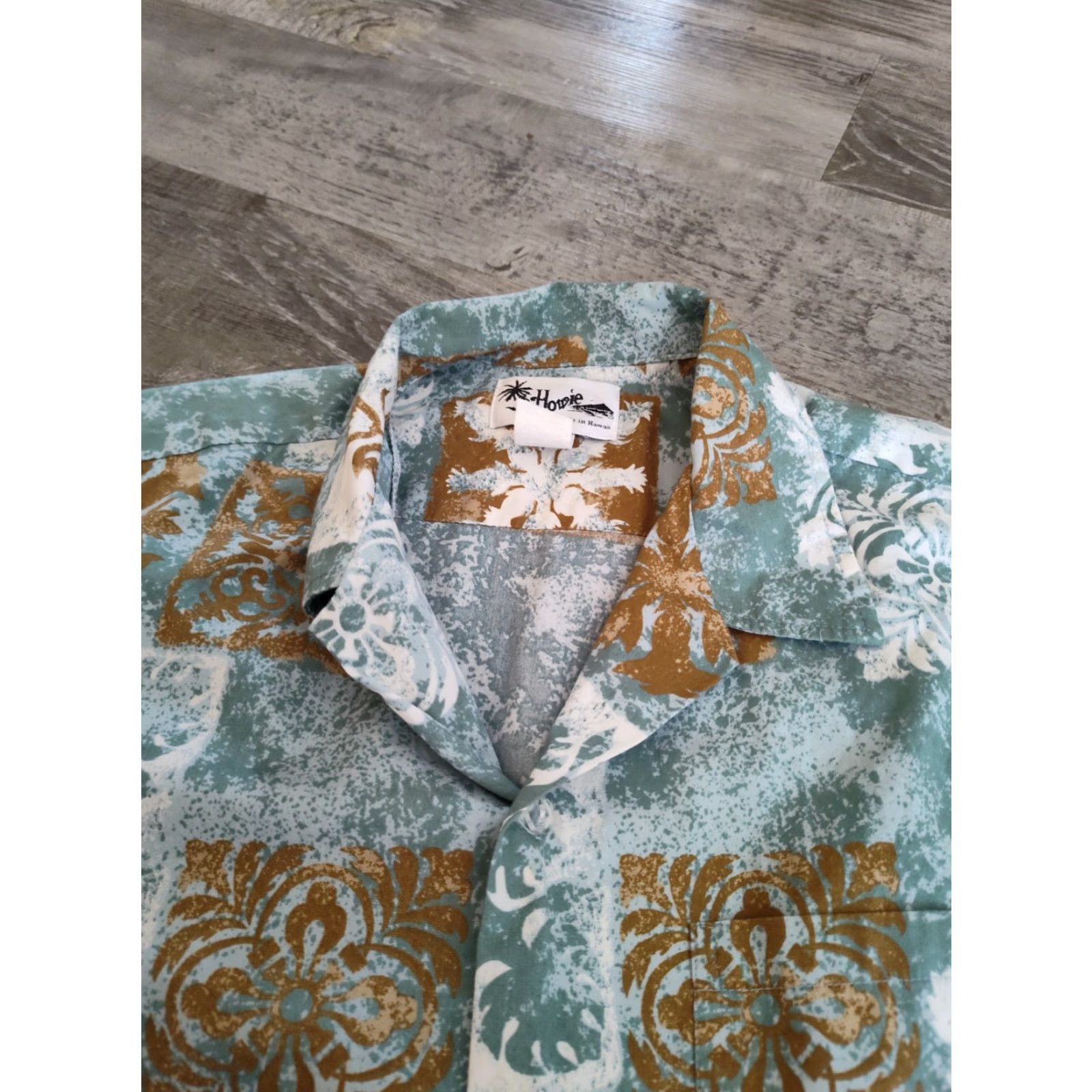 Vintage VINTAGE Howie Hawaiian Shirt Men L Abstract Button-Up Short Sleeve Beach Travel USA Made Size US L / EU 52-54 / 3 - 7 Thumbnail