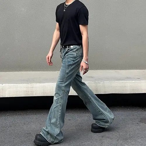 VIBE Stacked Flare Jeans Size US 32 / EU 48 - 3 Thumbnail