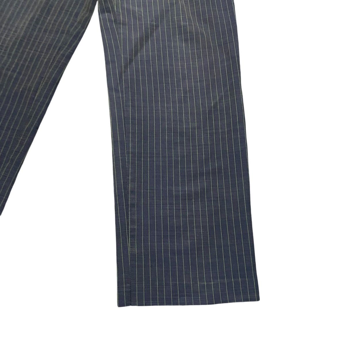 Yohji Yamamoto Vintage WORKSHOP BY YOHJI YAMAMOTO Striped Trouser Size 26" / US 2 / IT 38 - 8 Thumbnail