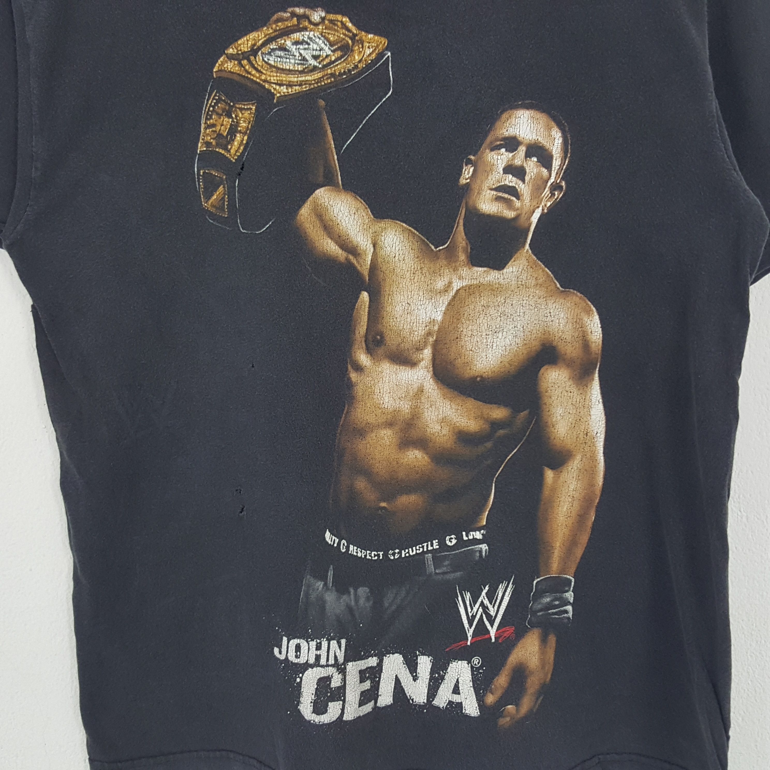 Vintage × WWE Vintage John Cena American Wrestling Entertainment Tshirt Size US M / EU 48-50 / 2 - 2 Thumbnail