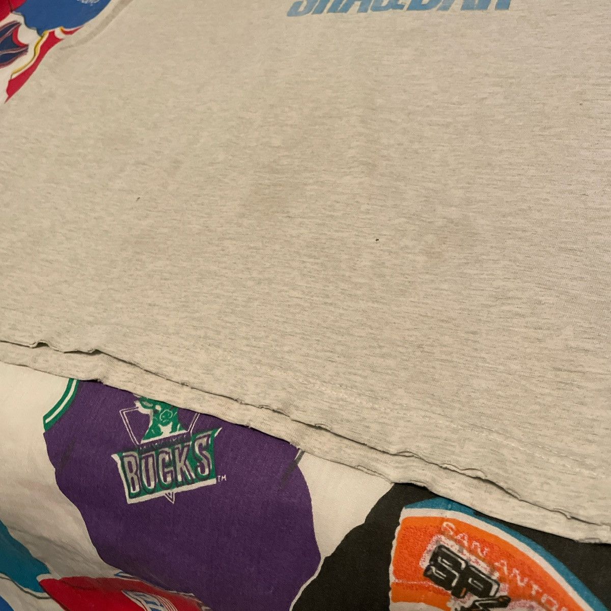NBA × Vintage Vintage 90s NBA Shaquille O’Neal Bar Basketball Tee Size US XL / EU 56 / 4 - 6 Thumbnail