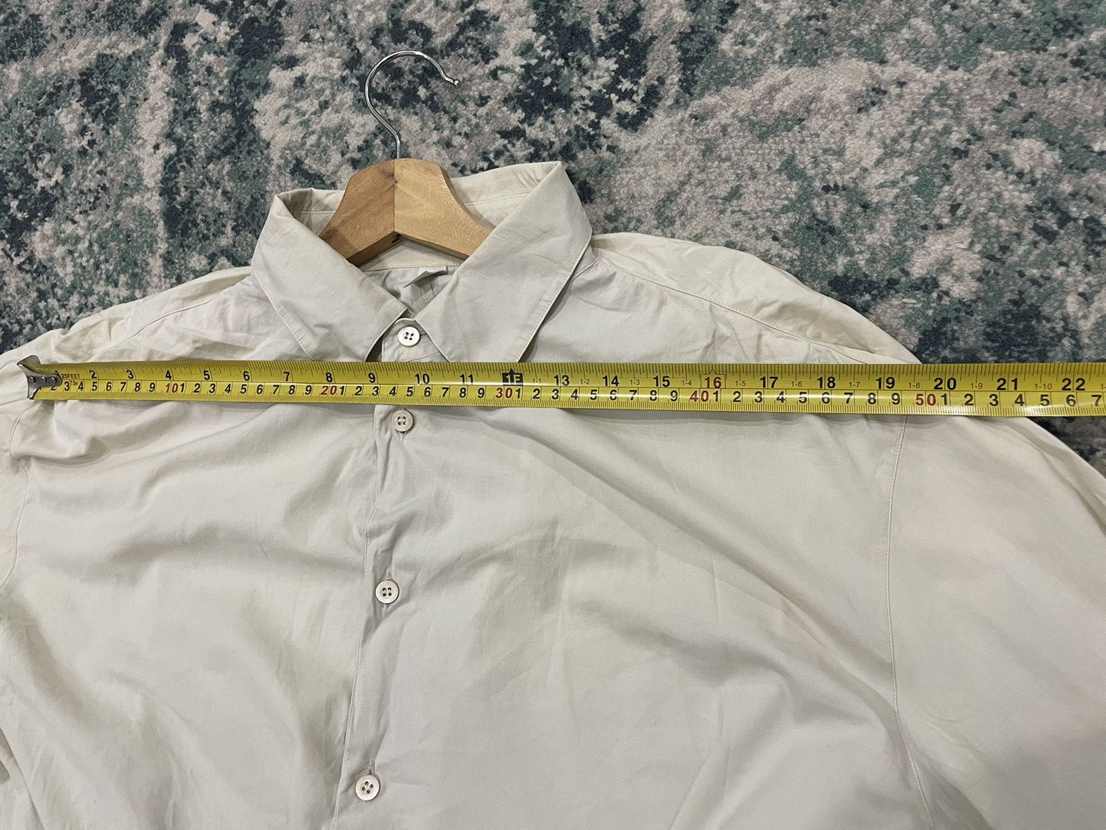 Miu Miu Miu Miu Elastane Khaki Button Up Shirt Size US M / EU 48-50 / 2 - 16 Thumbnail