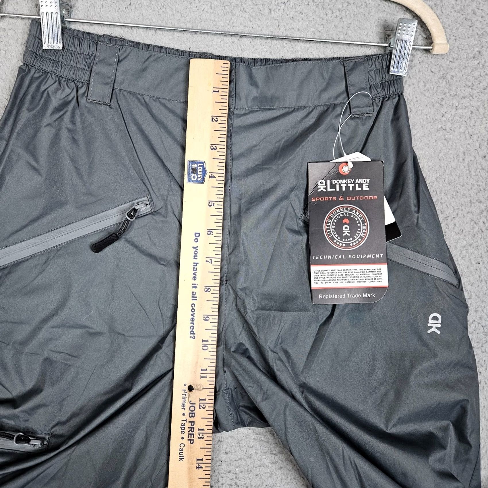 Vintage DK Little Donkey Sports Pants XS Regular Breathable Gray Women/Adult Sports Outdoor Visible Measurements New Size 26" / US 2 / IT 38 - 7 Thumbnail