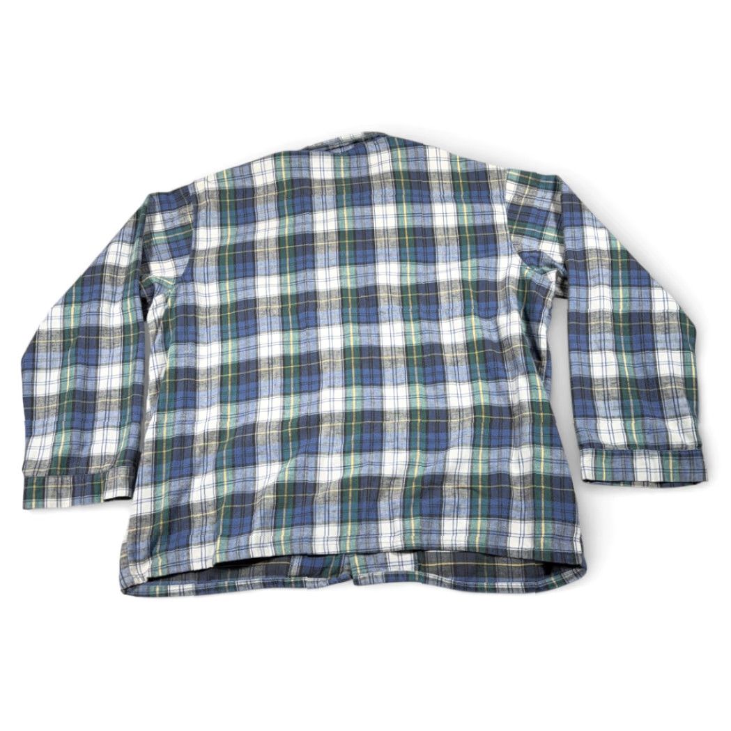 Vintage VINTAGE LL Bean Shirt Adult XL Blue Plaid Flannel Pajama Sleepwear 70s Mens XL Blue Plaid LL Bean Shirt Size US XL / EU 56 / 4 - 3 Thumbnail