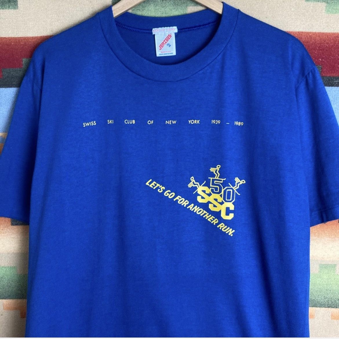 Vintage Vintage 80’s Swiss Ski Club of New York single stitch Size US M / EU 48-50 / 2 - 1 Thumbnail