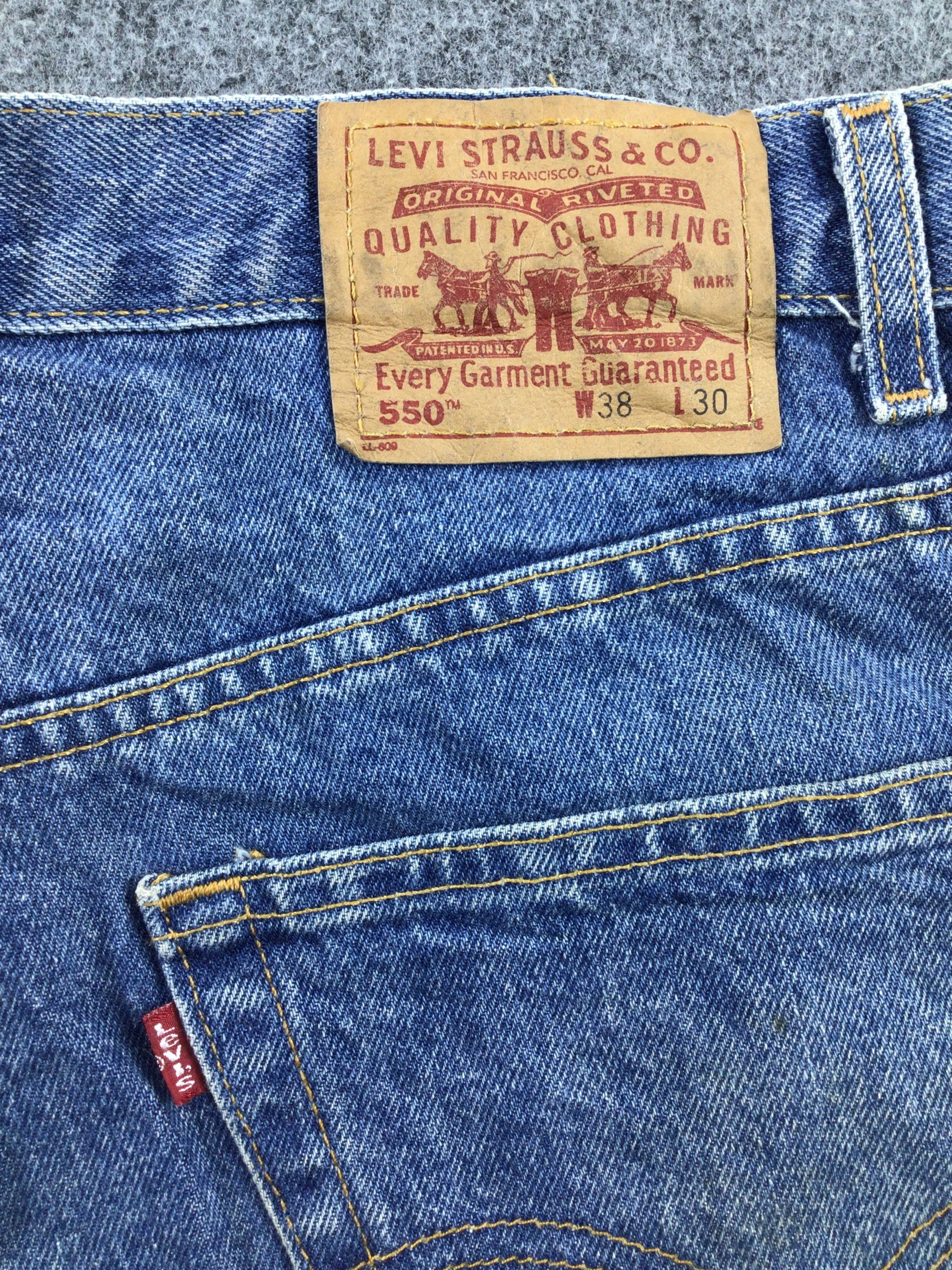 Levi's Vintage Blue Wash Levis 550 Jeans -J839 Size US 38 / EU 54 - 5 Thumbnail