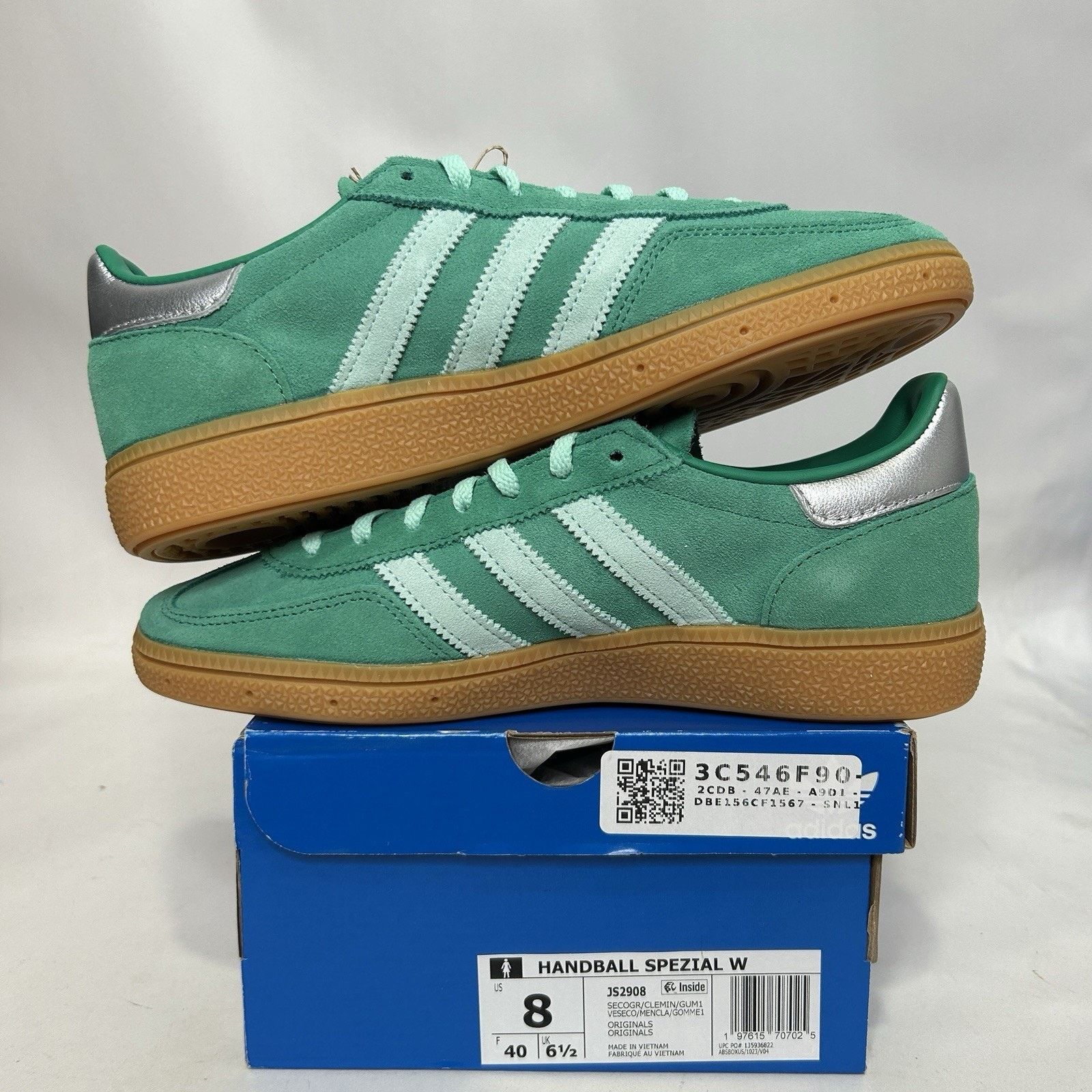 Adidas adidas Handball Spezial WMNS “Semi Court Green” JS2908 Size US 8 / IT 38 - 3 Thumbnail